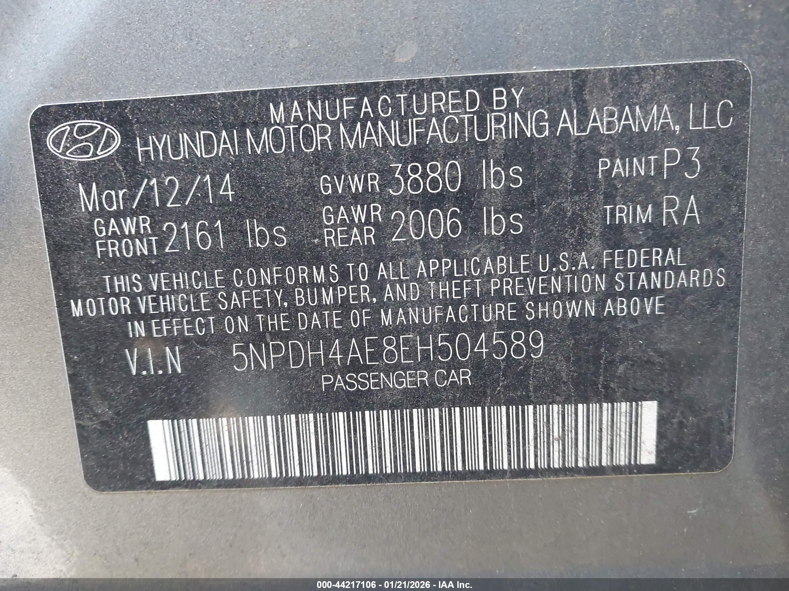 HYUNDAI ELANTRA image 9