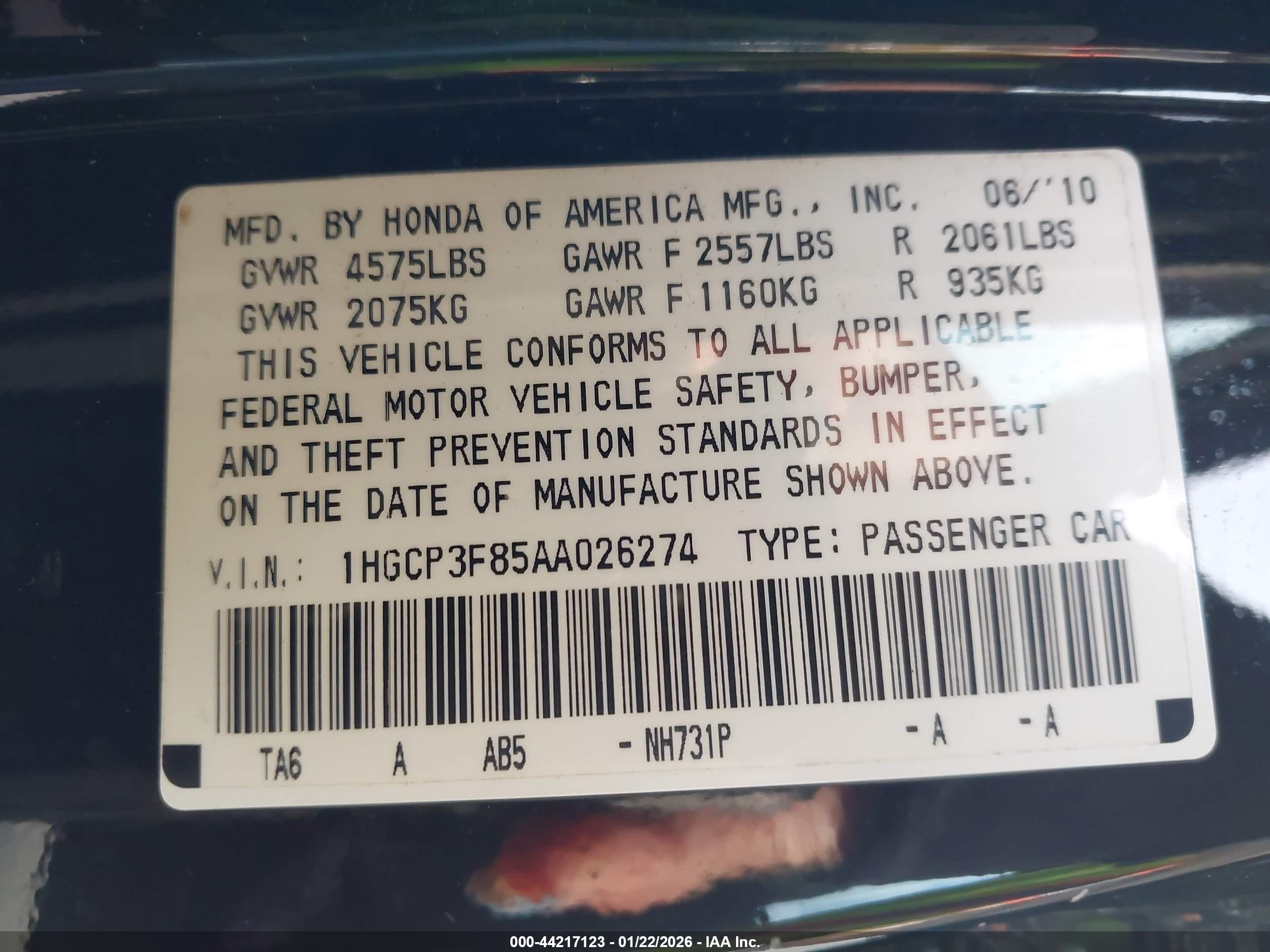 HONDA ACCORD image 9