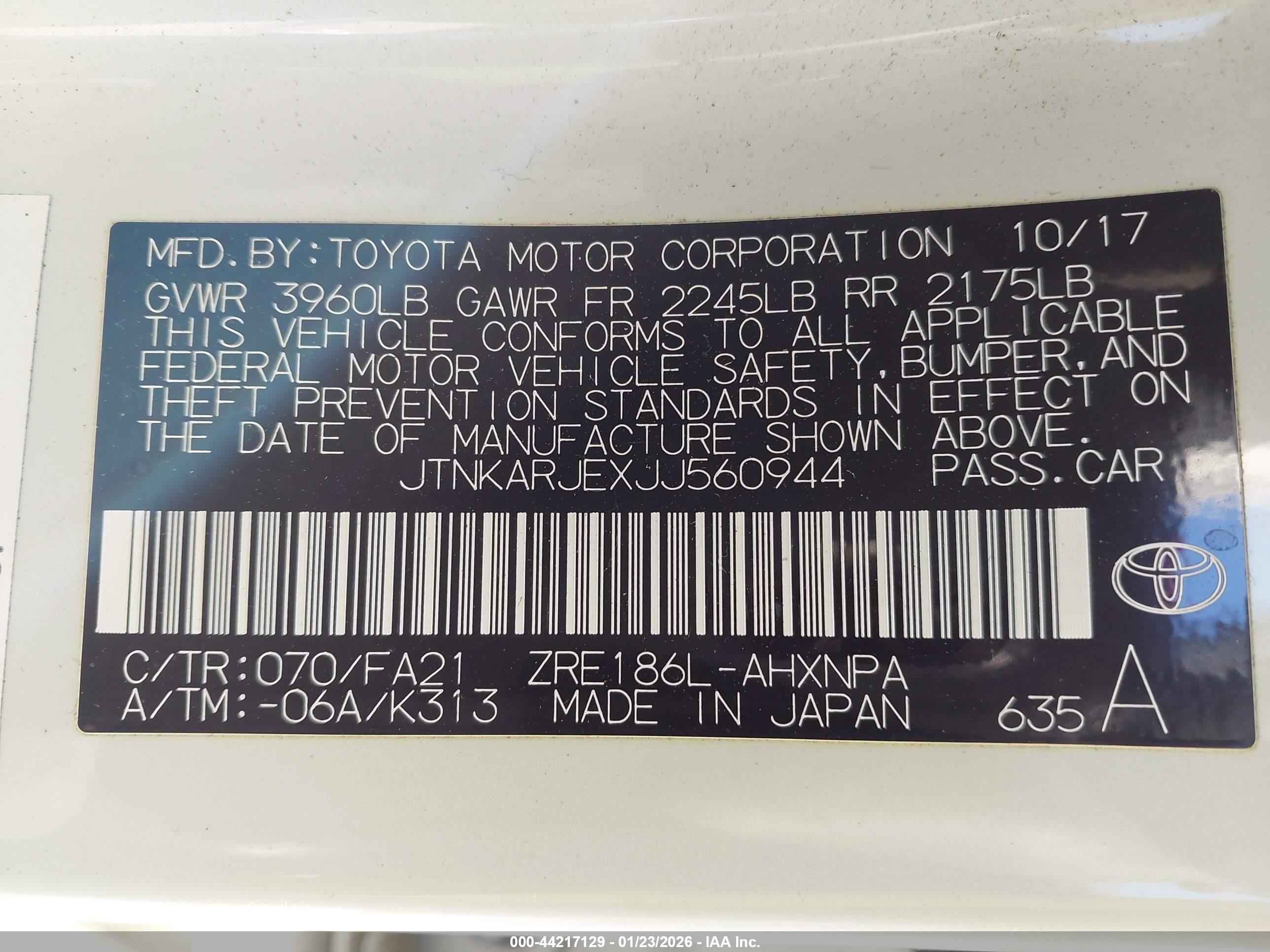 TOYOTA COROLLA image 9