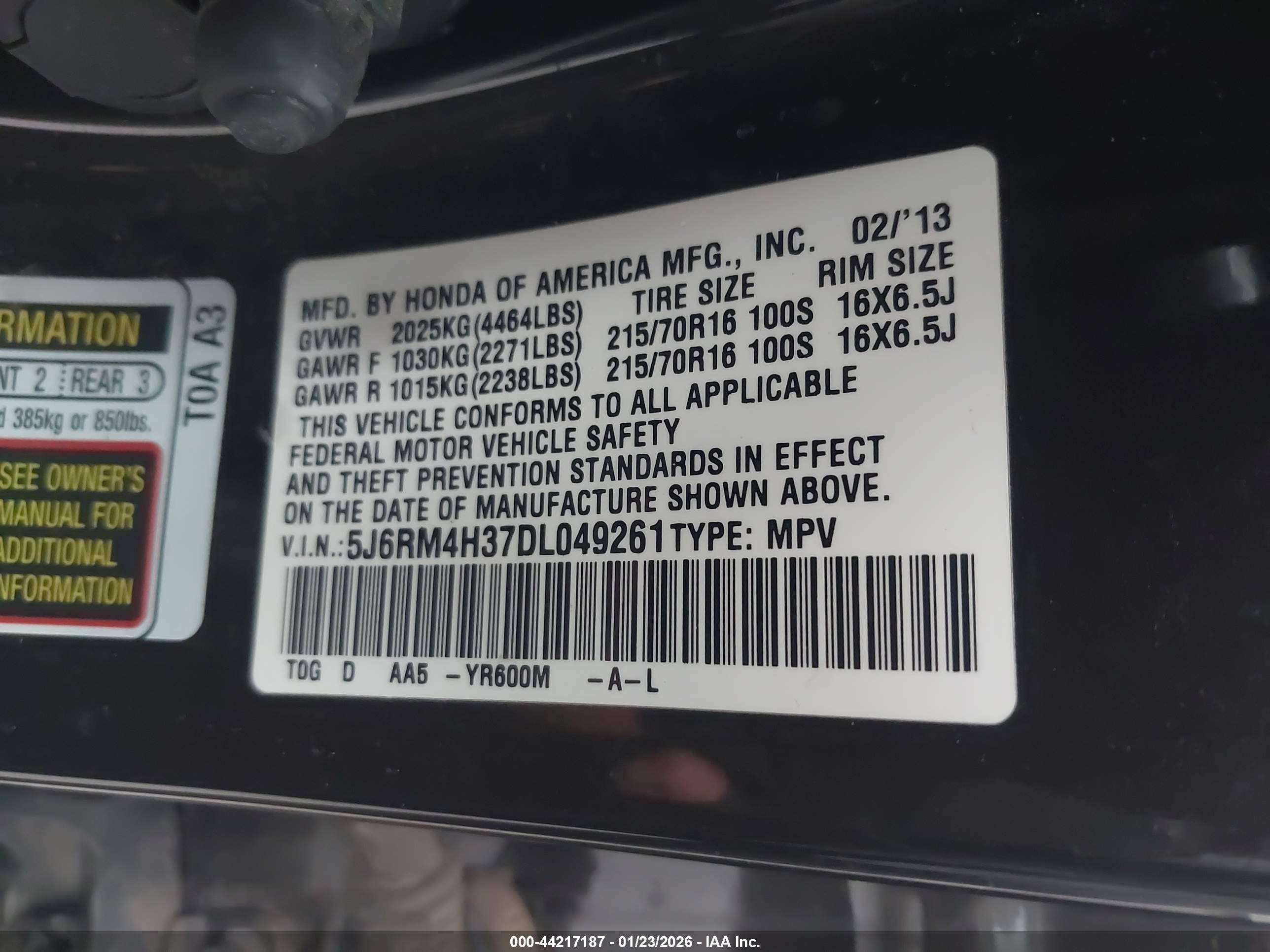 HONDA CR-V image 9