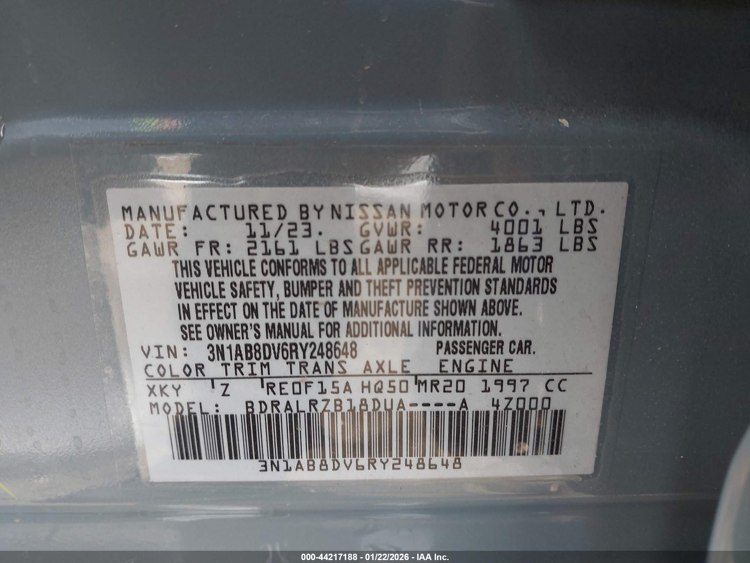 NISSAN SENTRA image 9