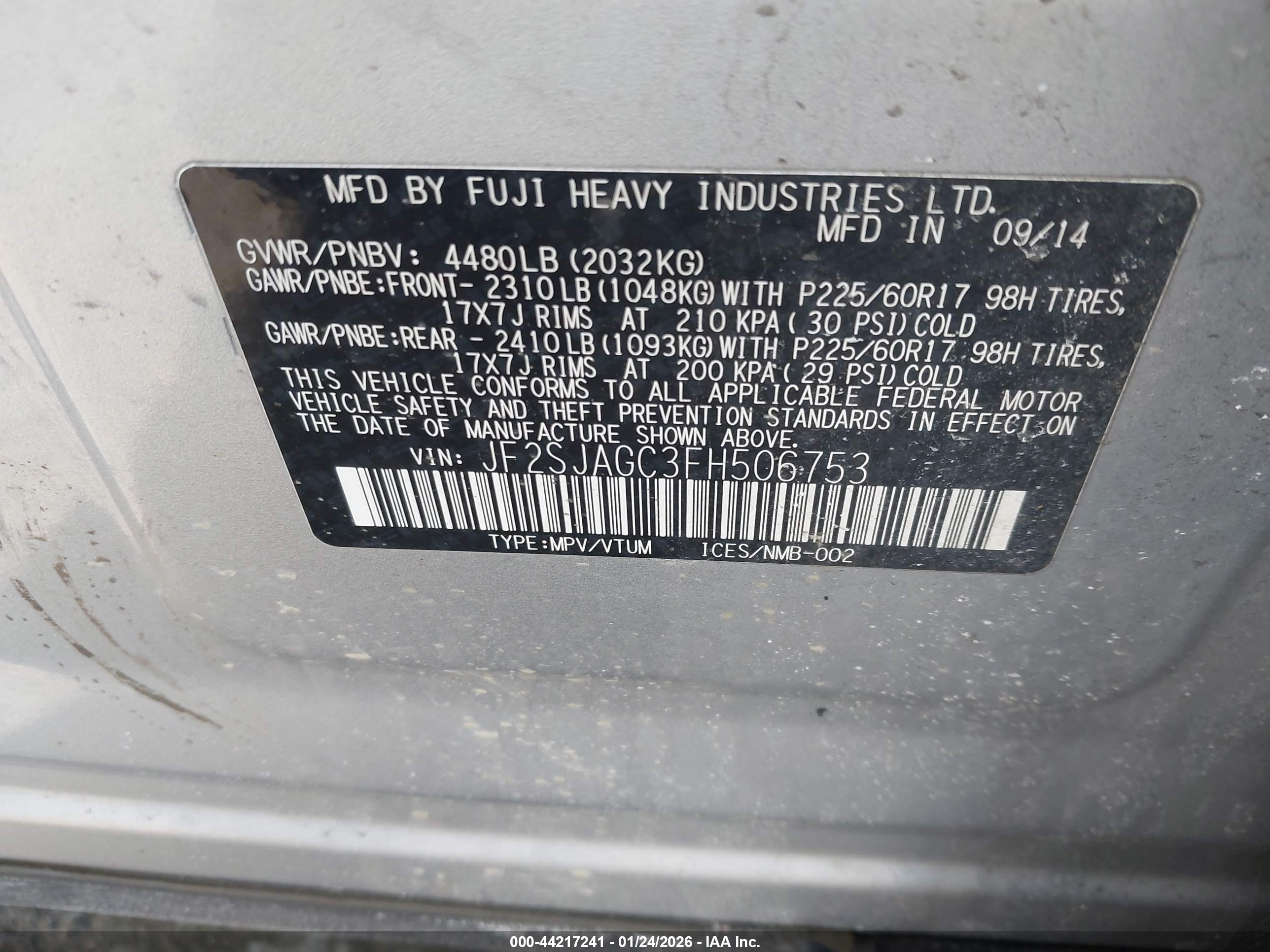 SUBARU FORESTER image 9