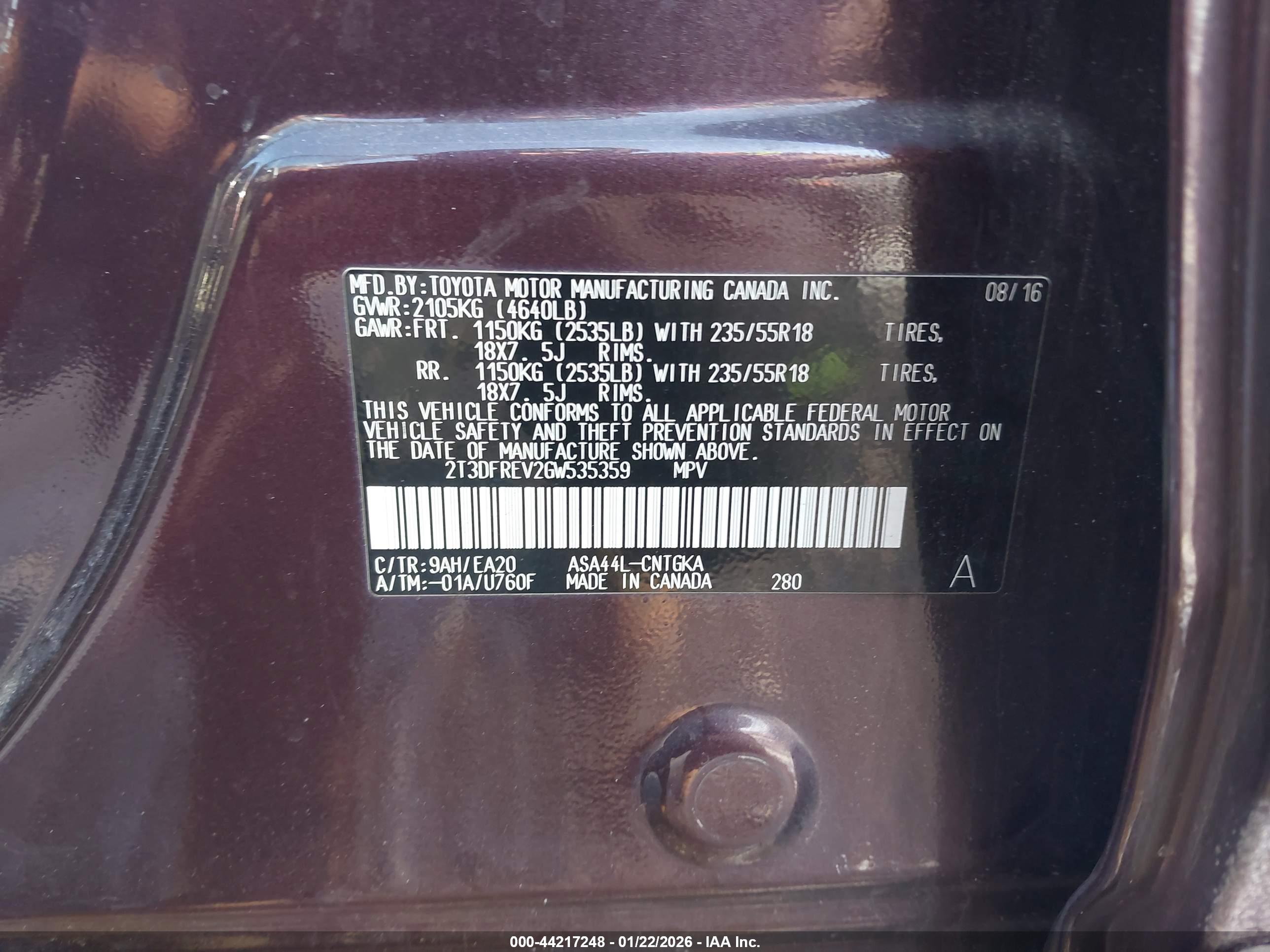 TOYOTA RAV4 image 9