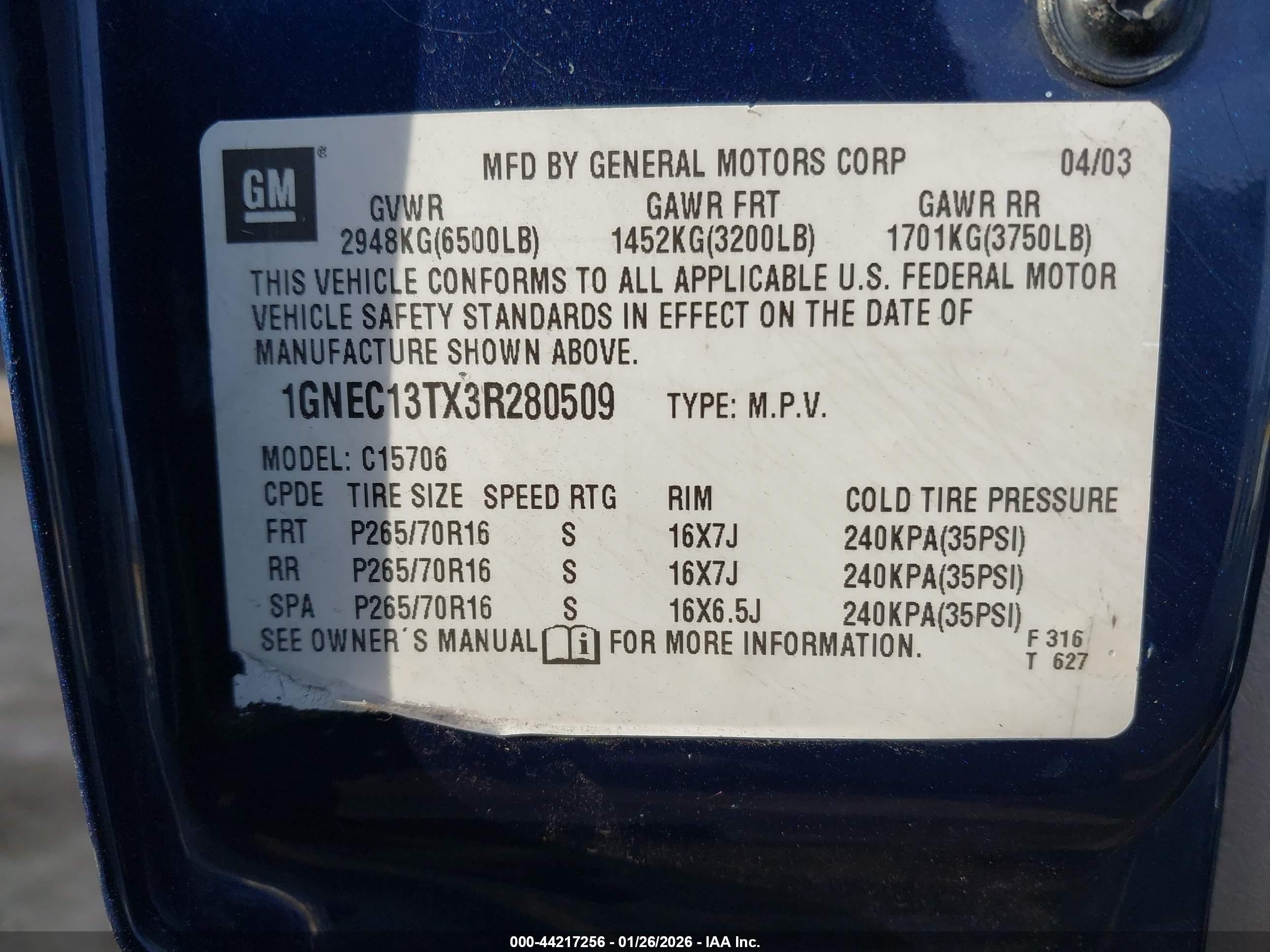 CHEVROLET TAHOE image 9