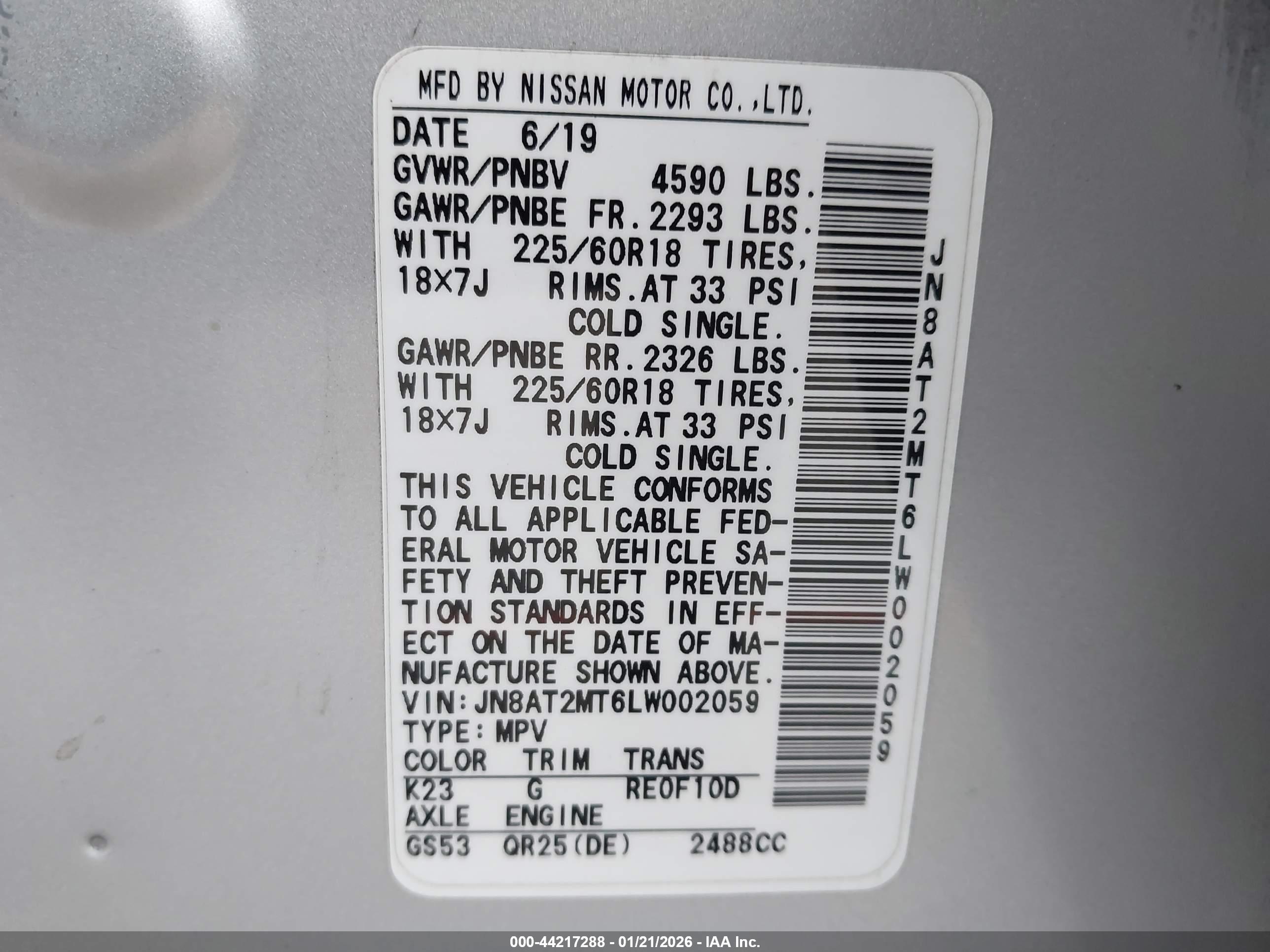 NISSAN ROGUE image 9
