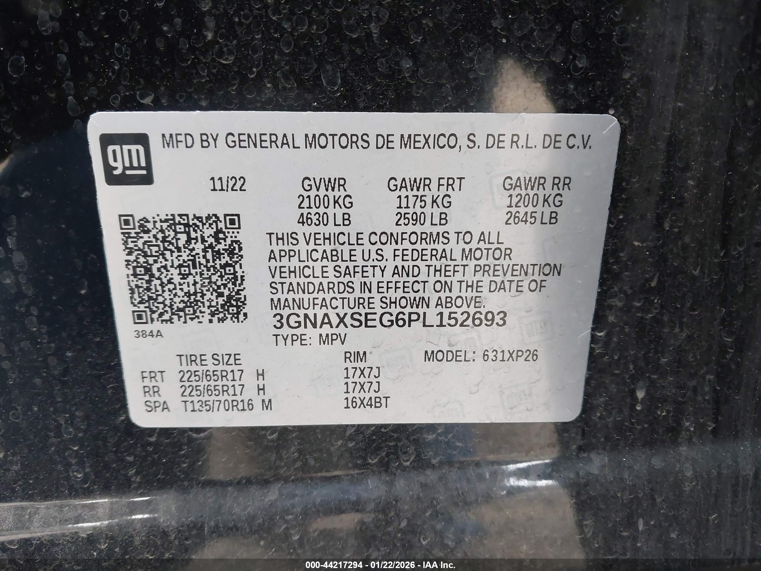 CHEVROLET EQUINOX image 9