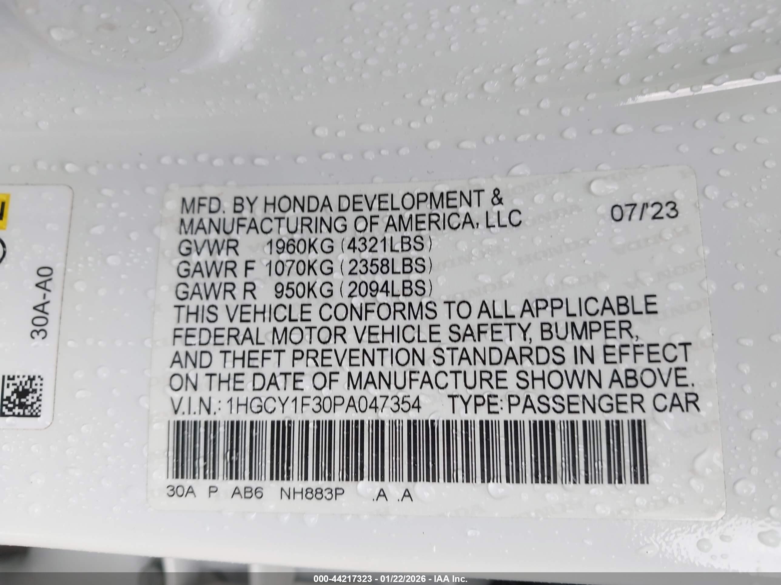 HONDA ACCORD image 9