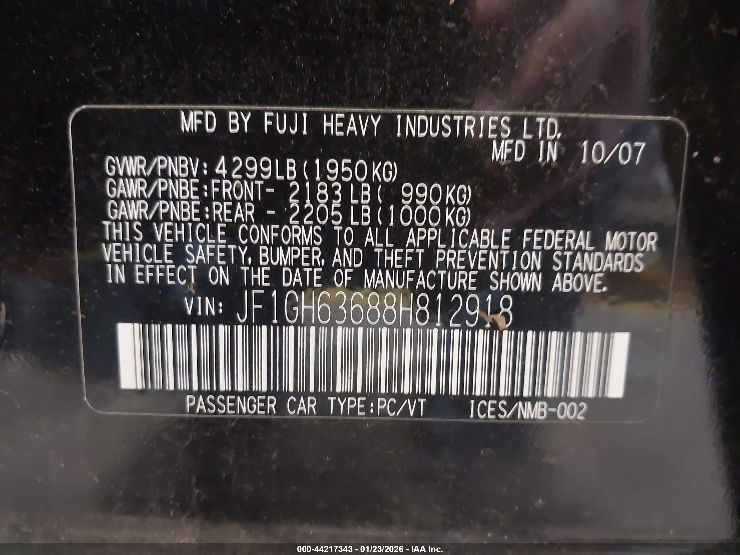 SUBARU IMPREZA image 9