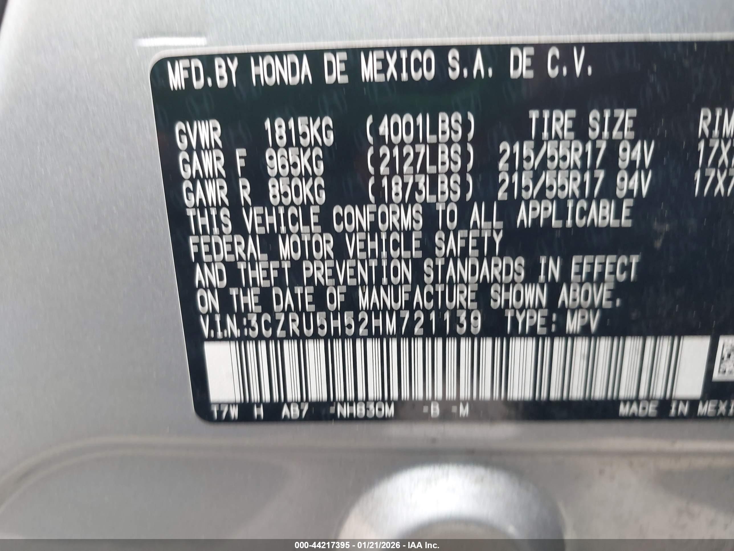 HONDA HR-V image 9