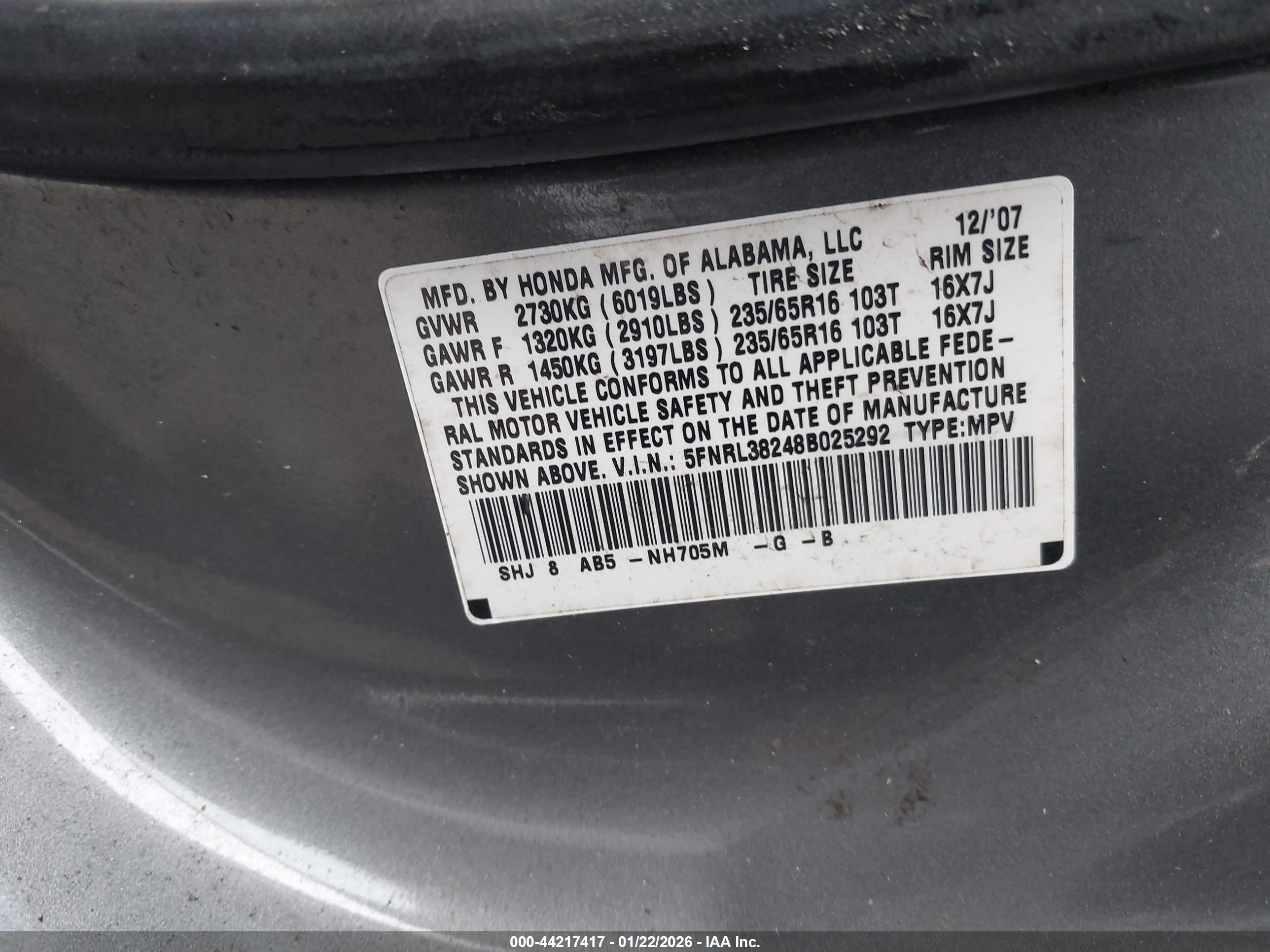 HONDA ODYSSEY image 9