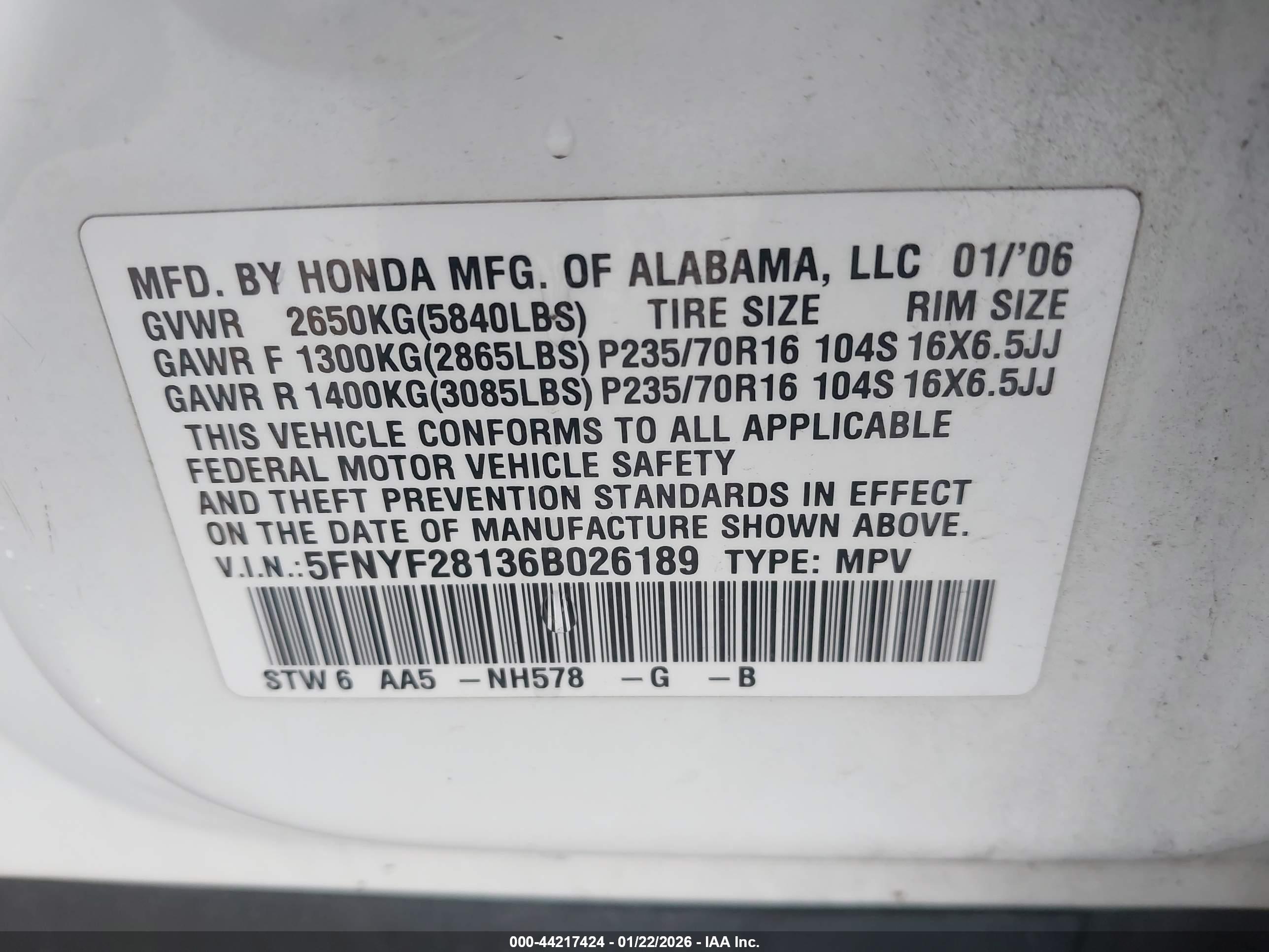 HONDA PILOT image 9