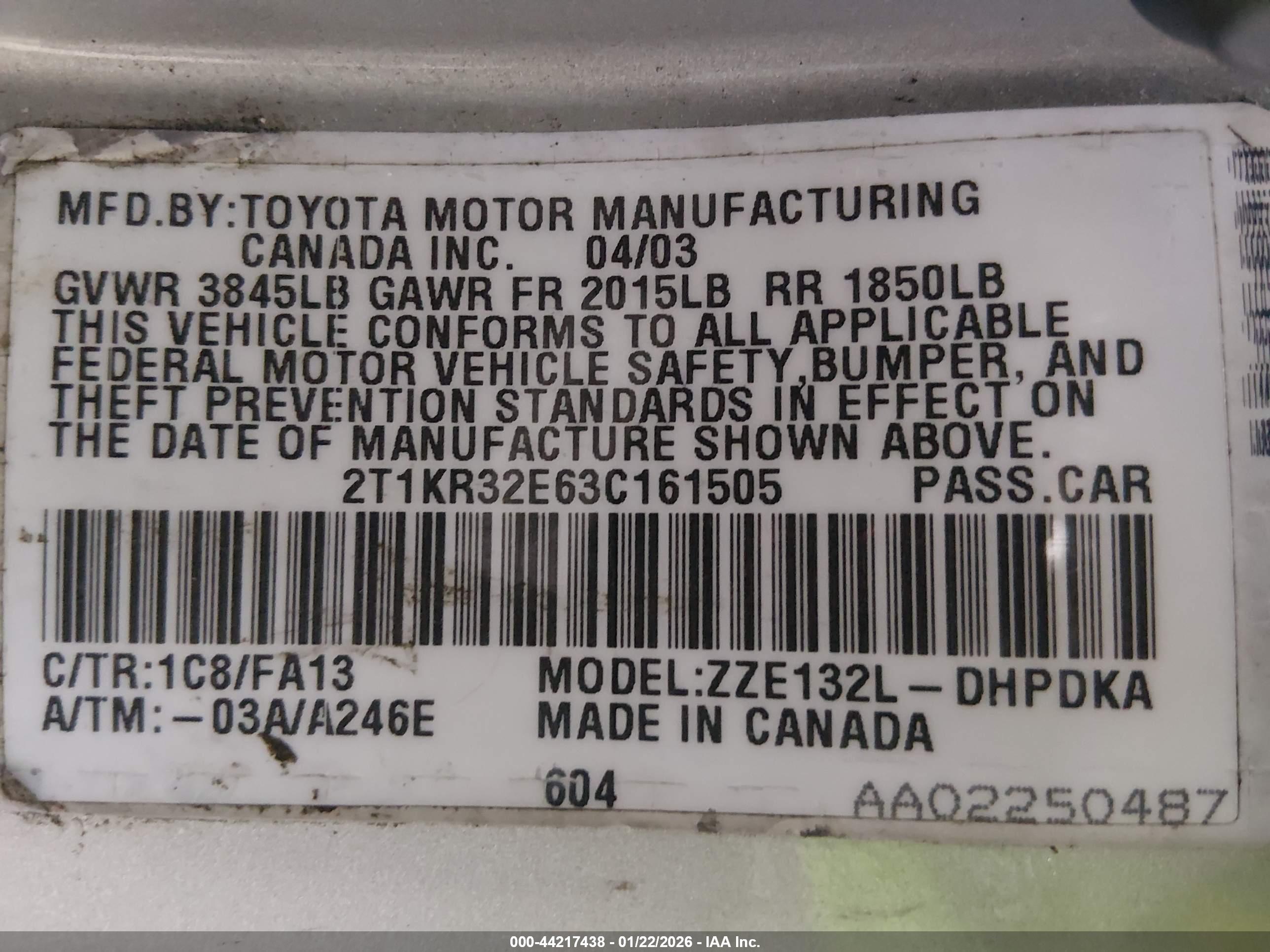 TOYOTA MATRIX image 9