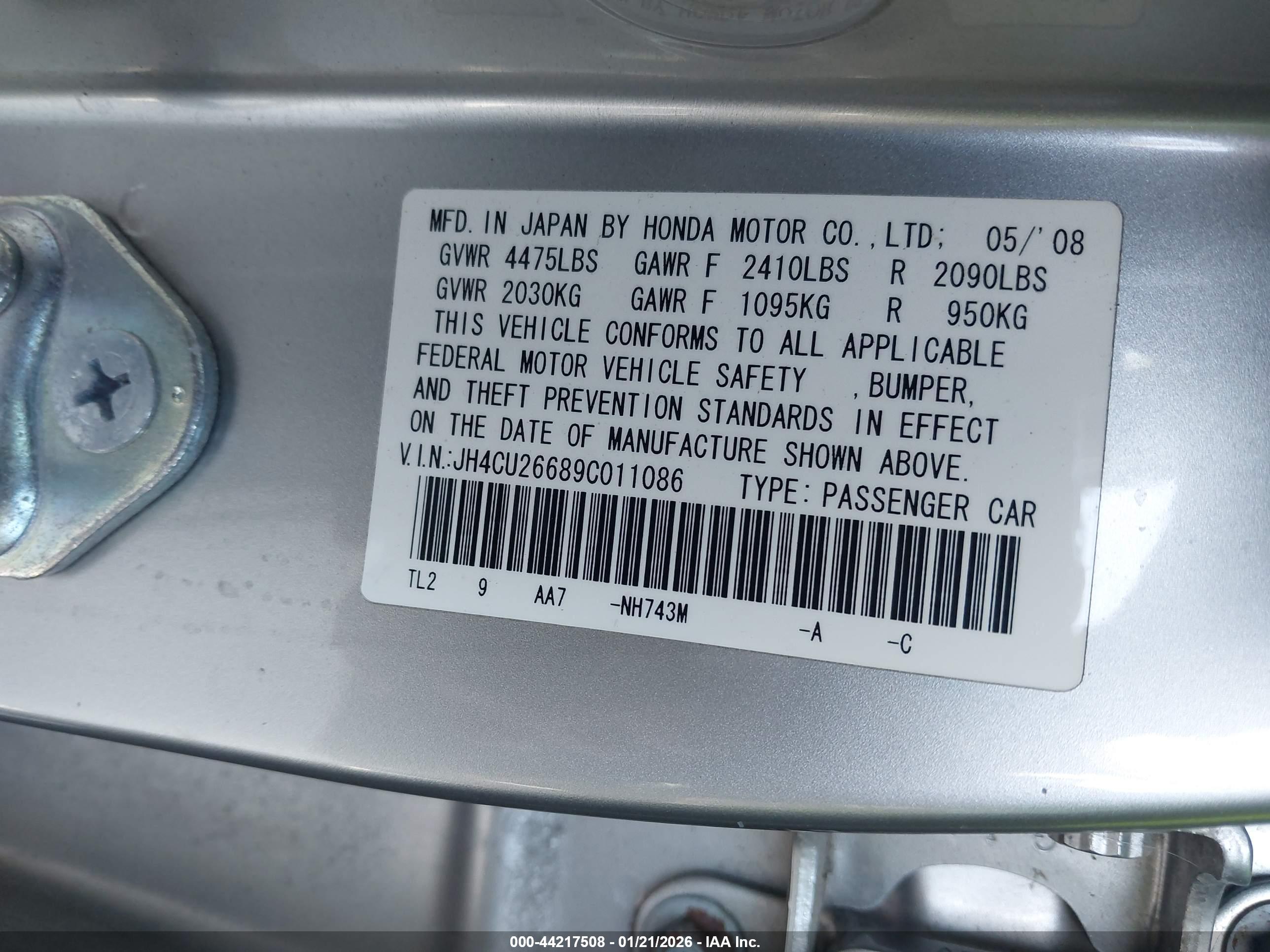 ACURA TSX image 9