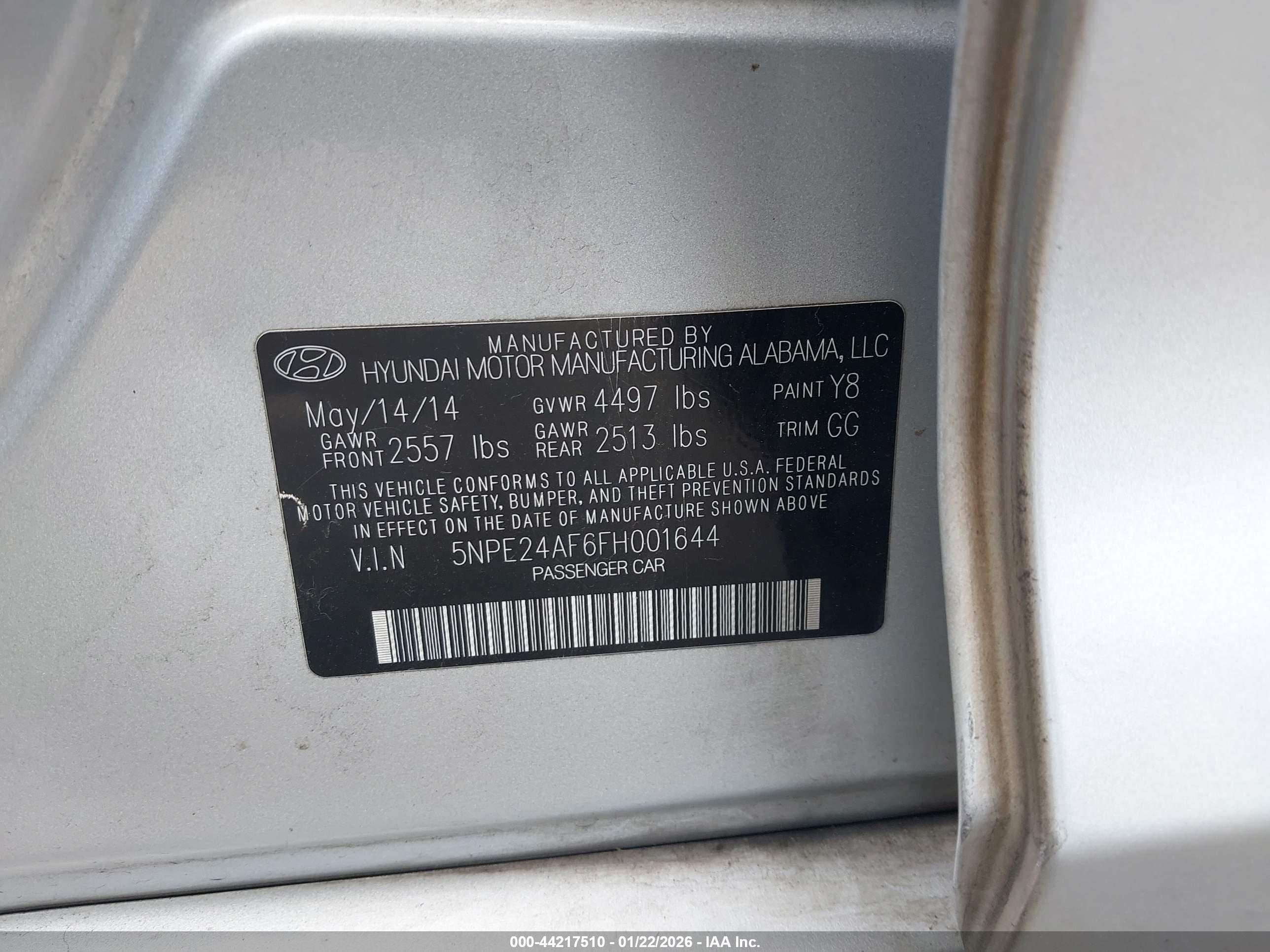 HYUNDAI SONATA image 9