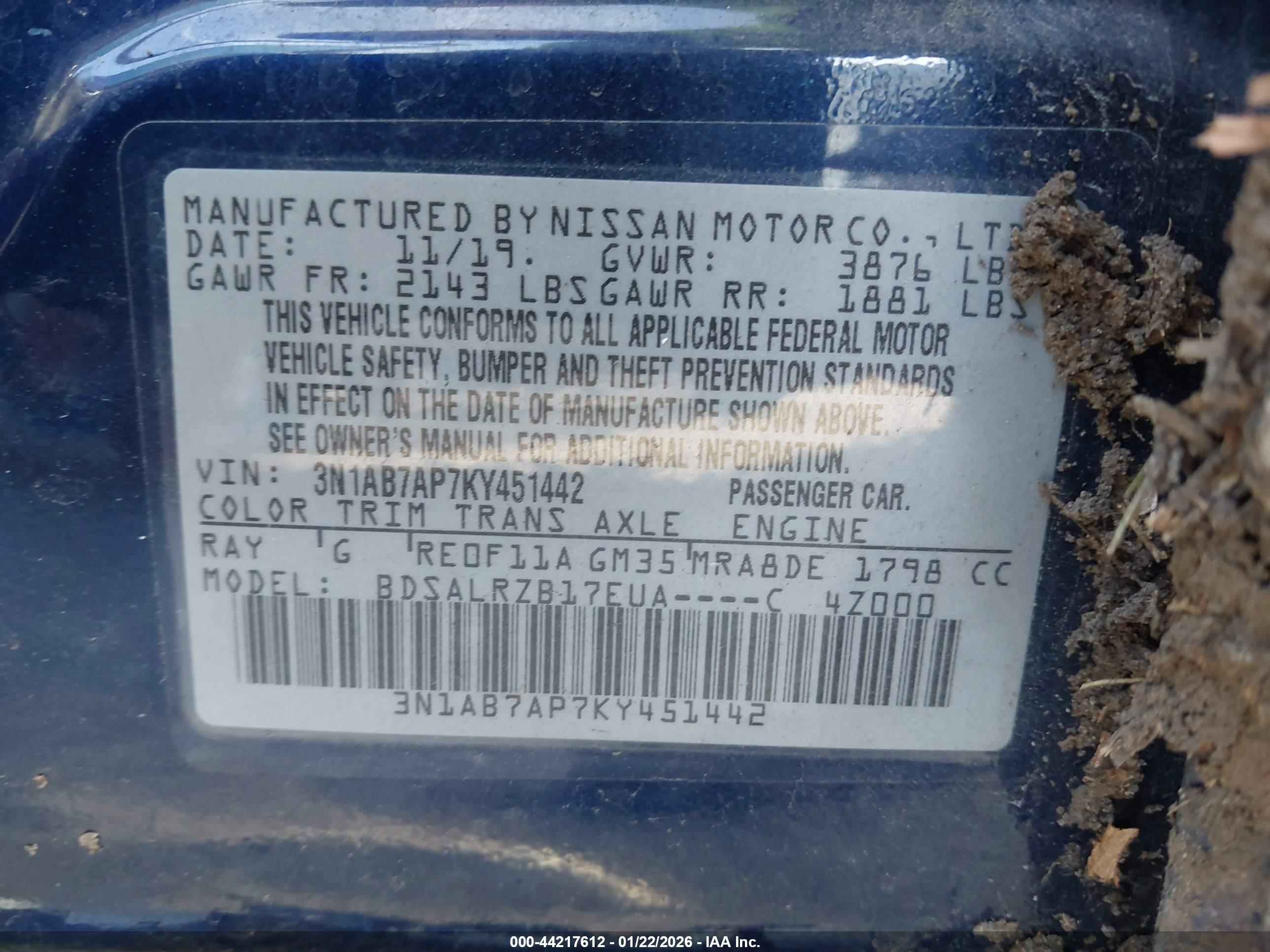 NISSAN SENTRA image 9