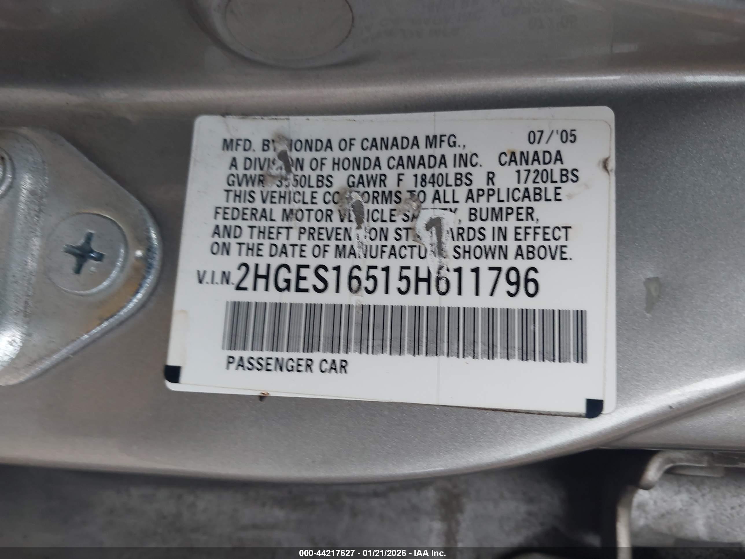 HONDA CIVIC image 9