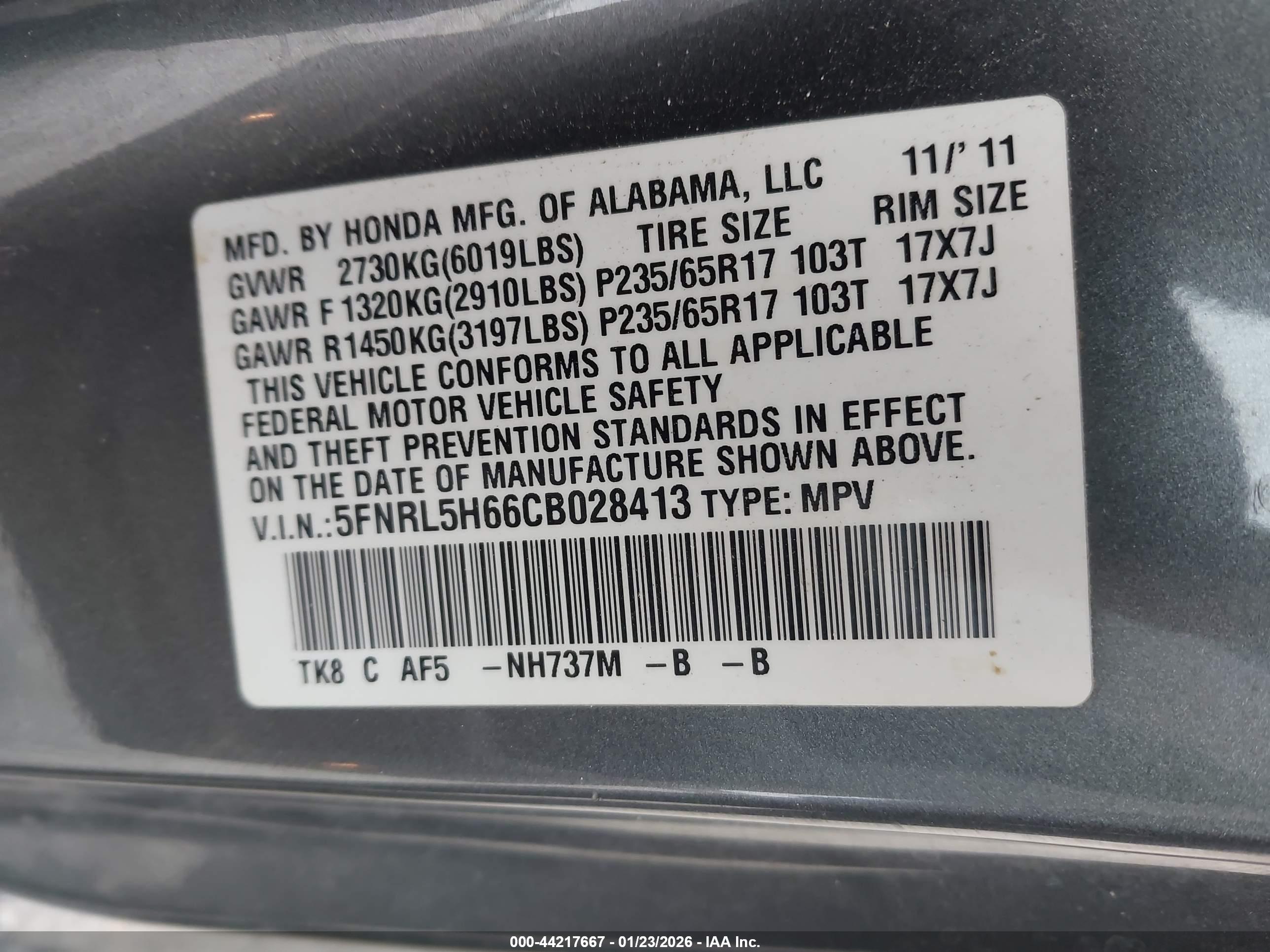 HONDA ODYSSEY image 9
