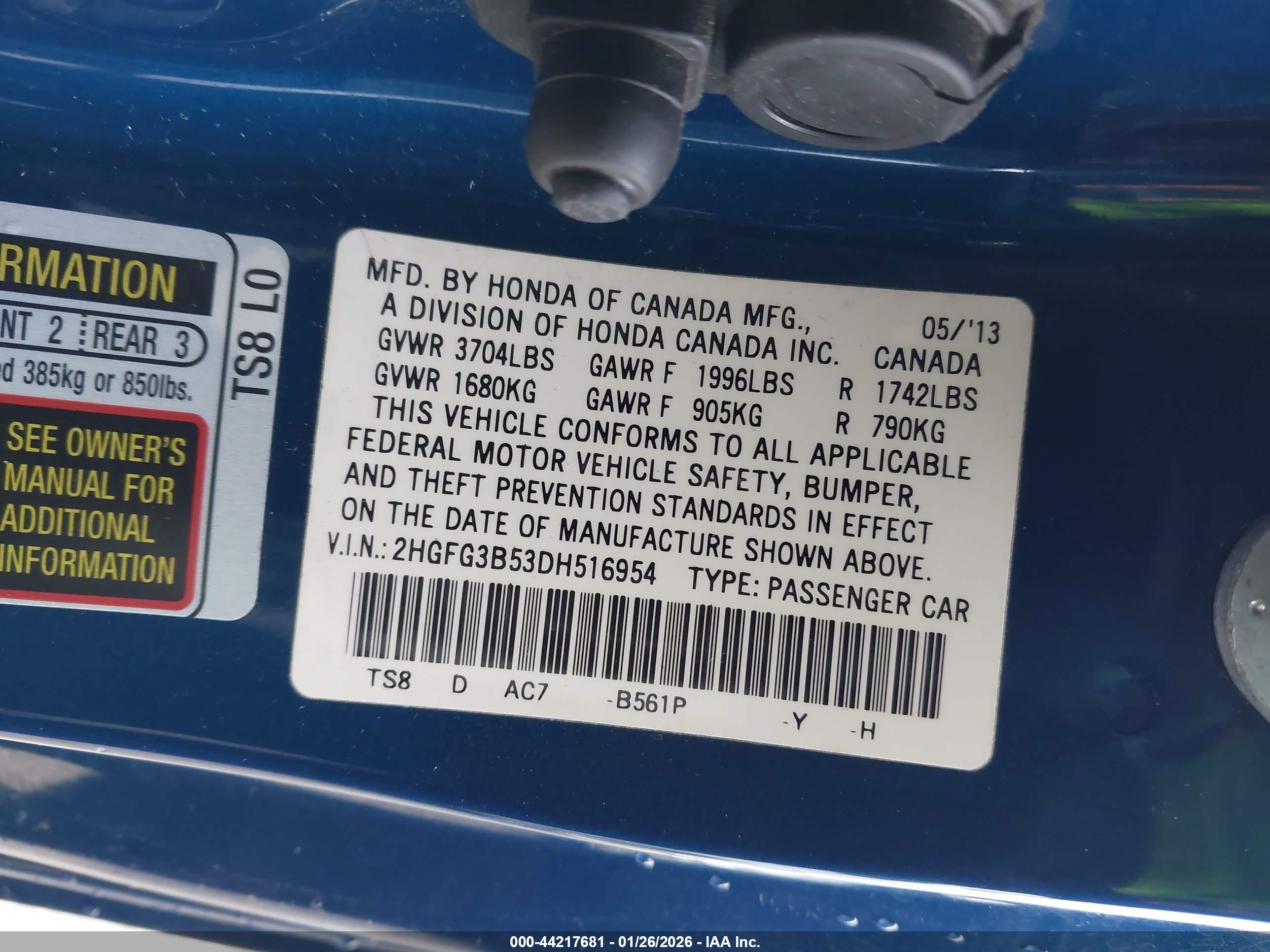 HONDA CIVIC image 9