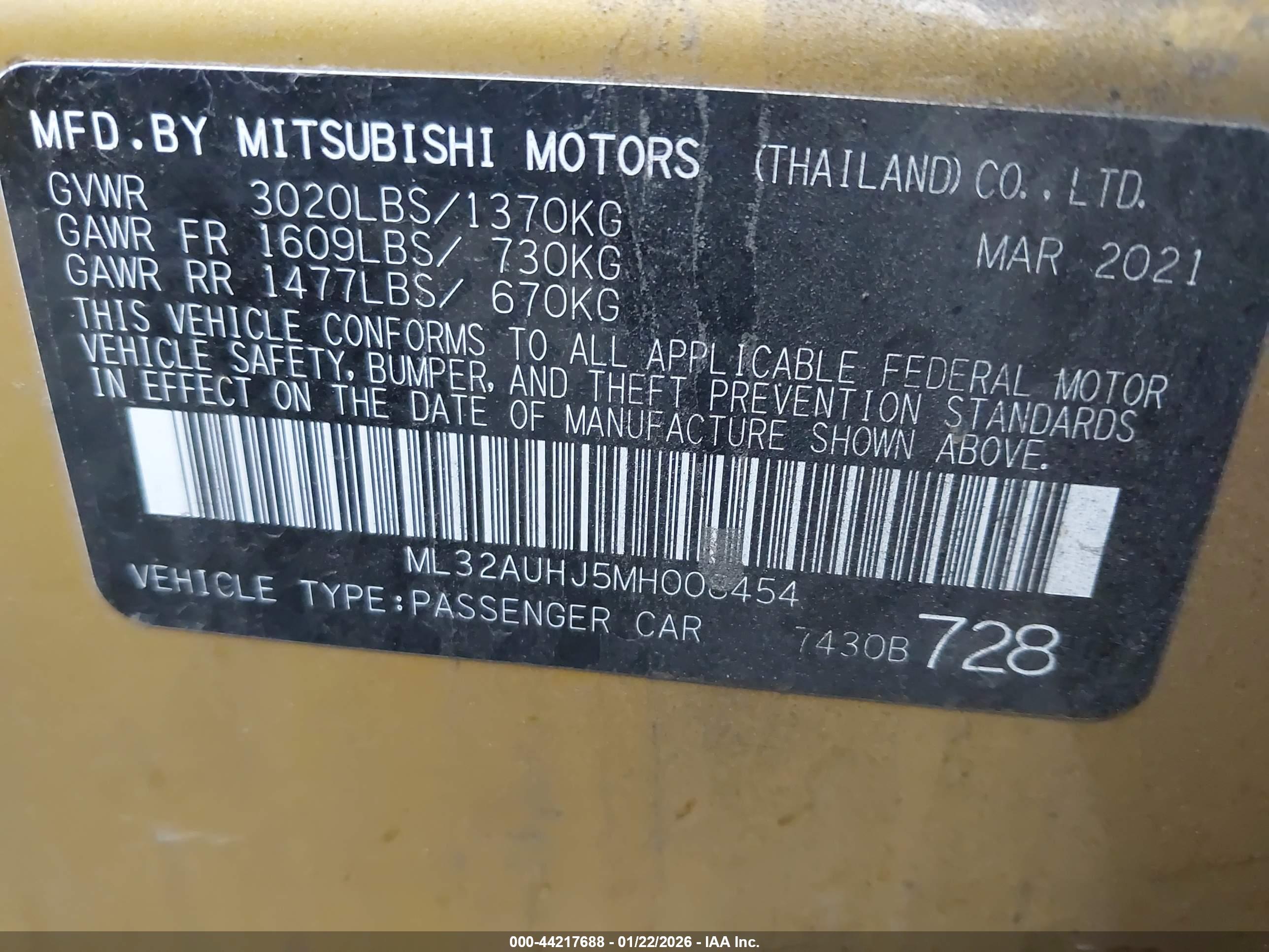 MITSUBISHI MIRAGE image 9