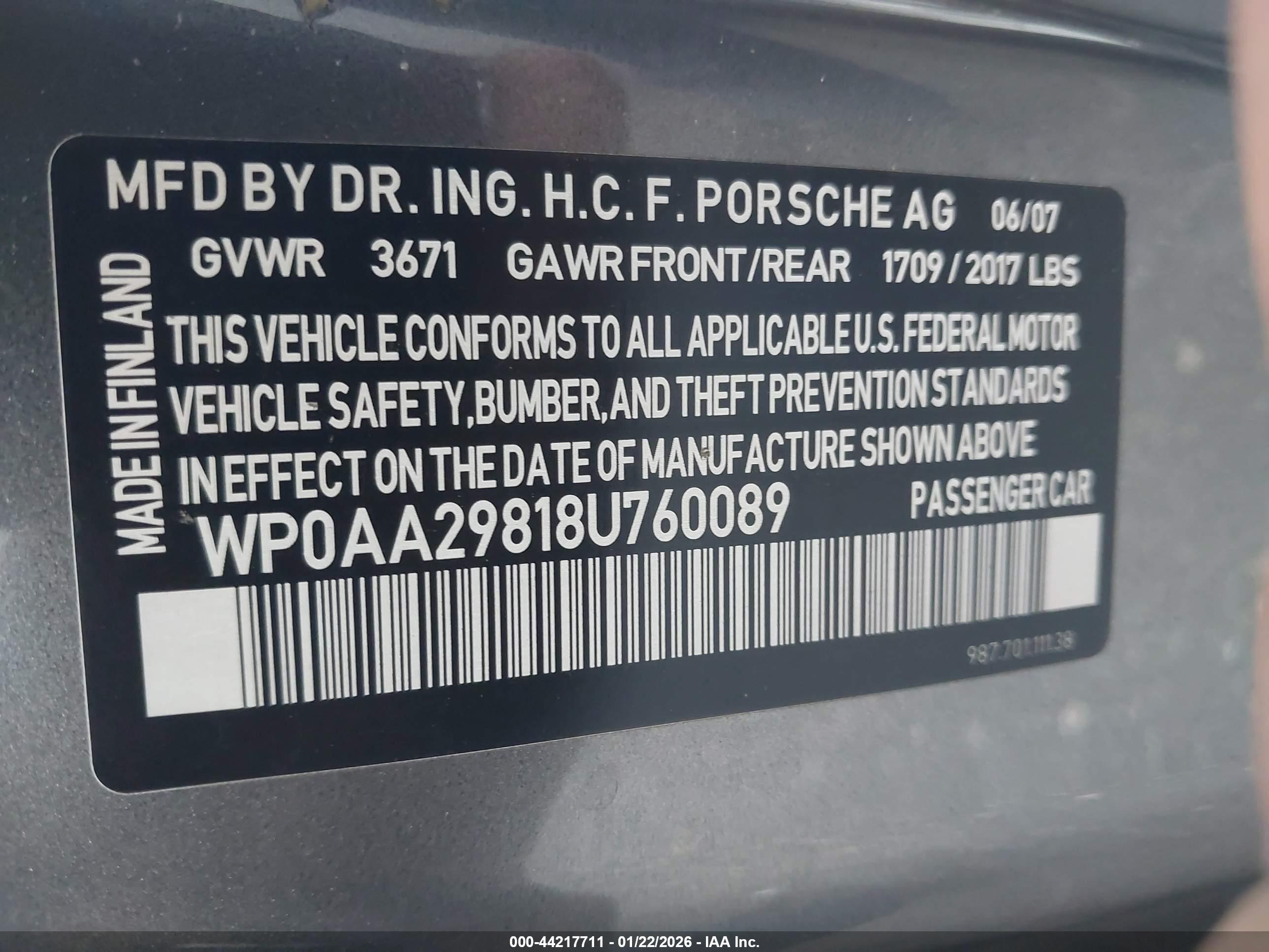 PORSCHE CAYMAN image 9