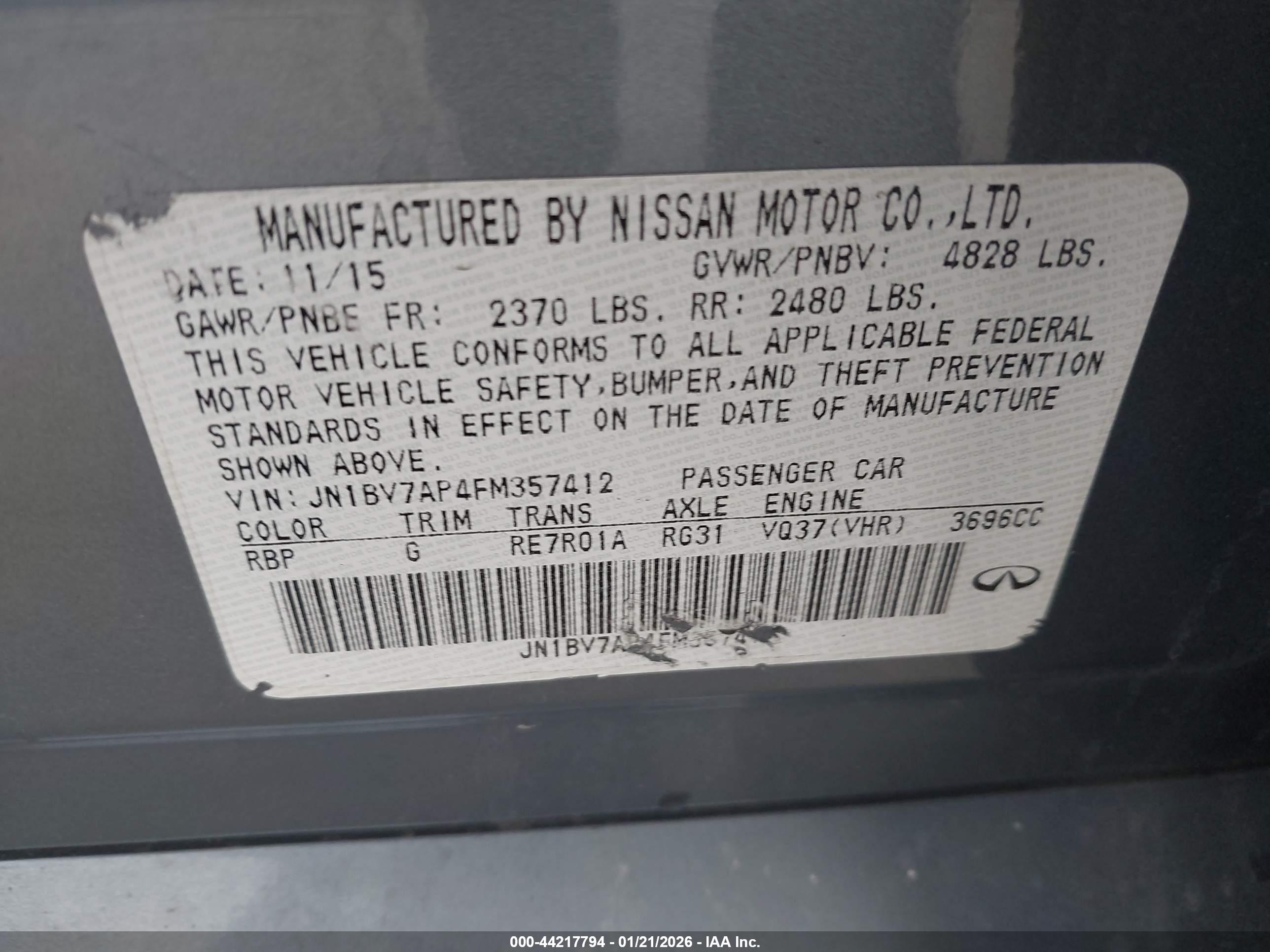 INFINITI Q50 image 9