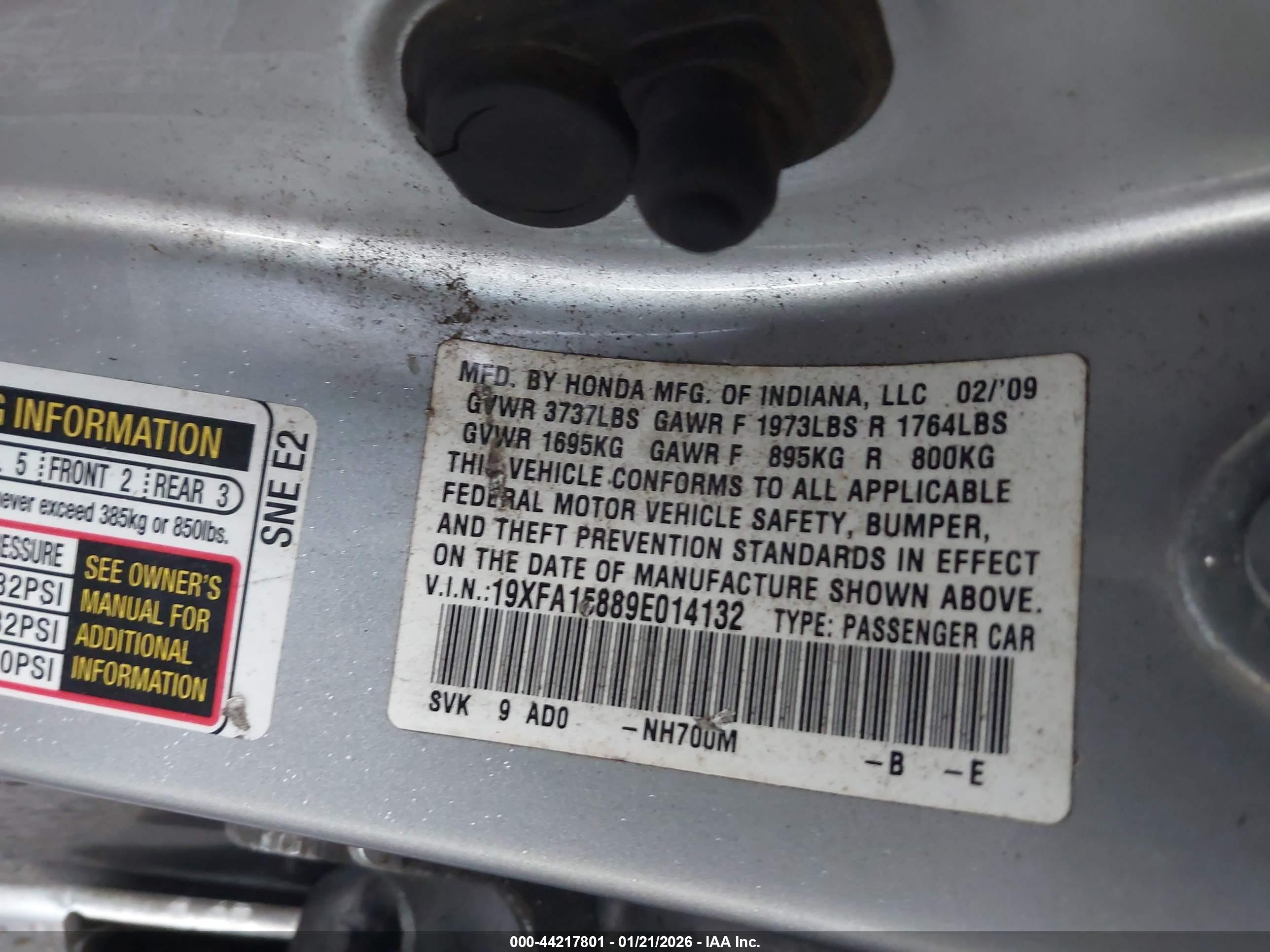 HONDA CIVIC image 9