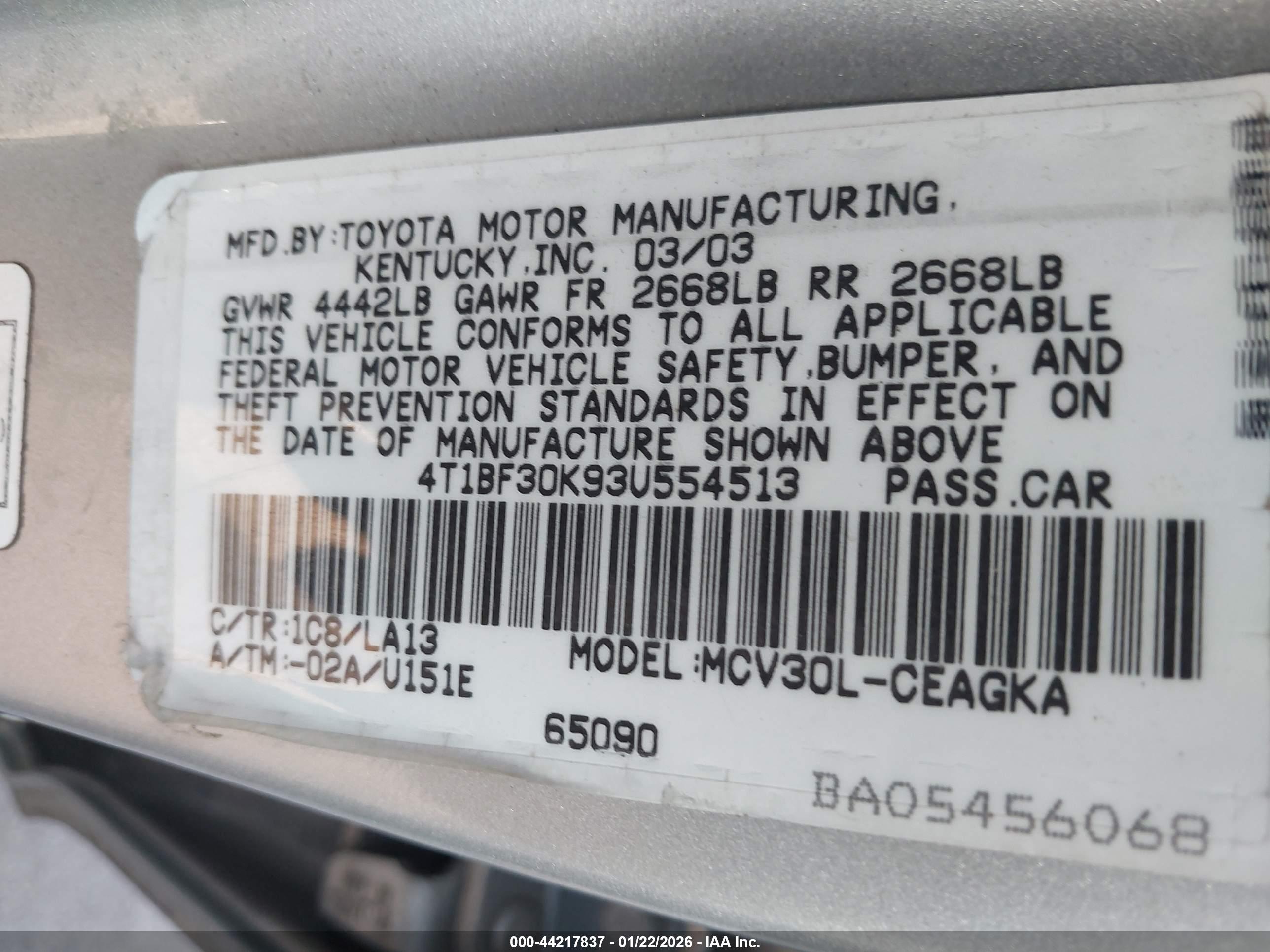 TOYOTA CAMRY image 9