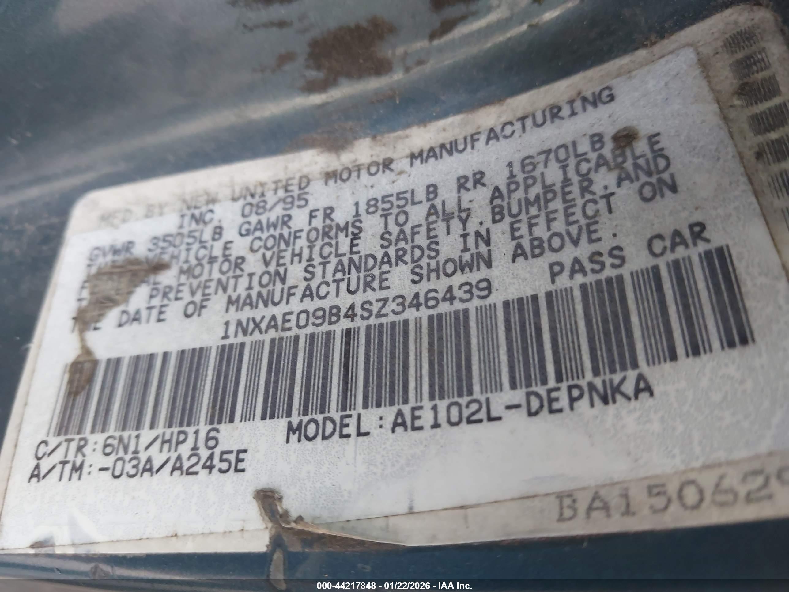 TOYOTA COROLLA image 9