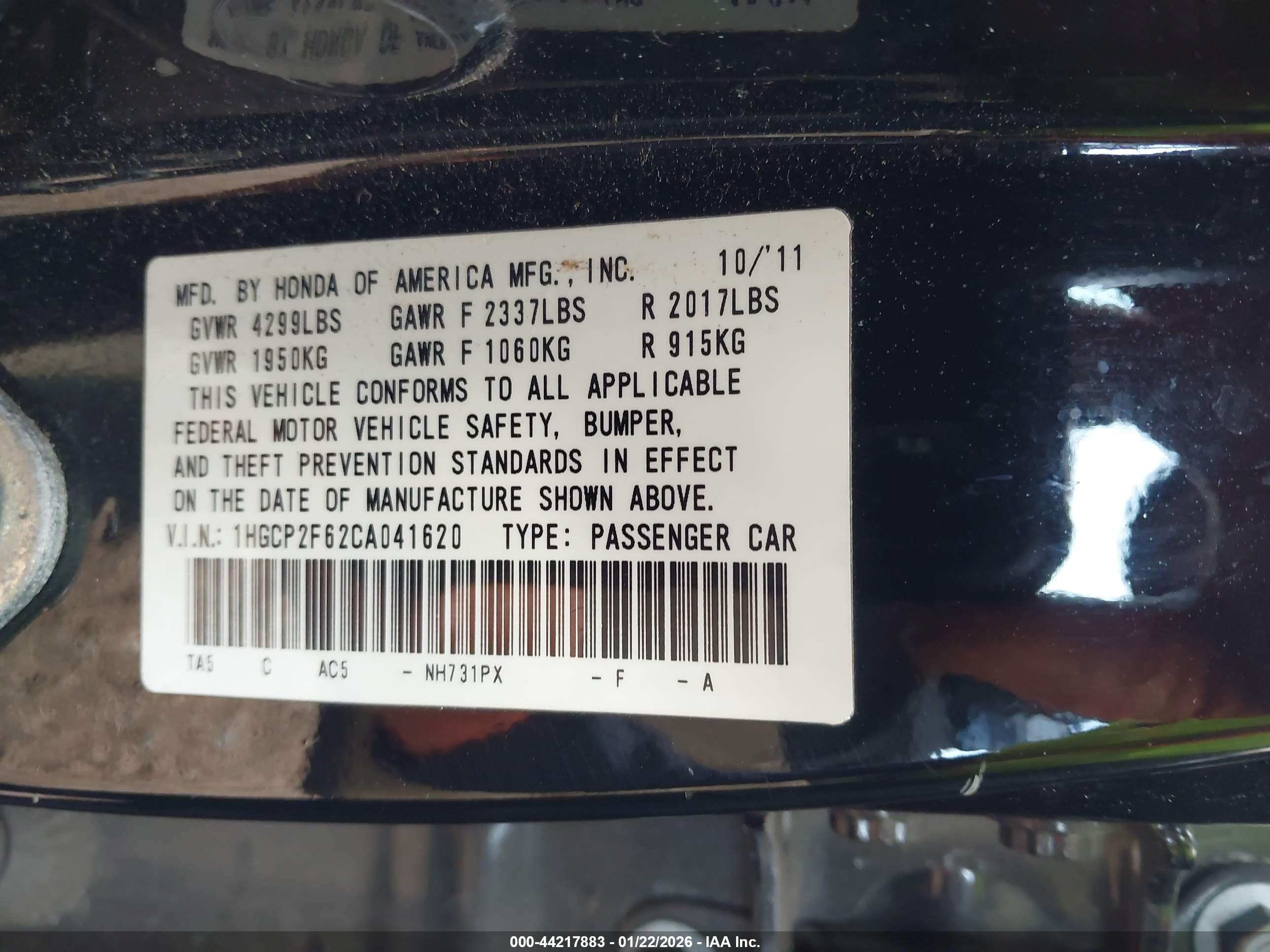 HONDA ACCORD image 9