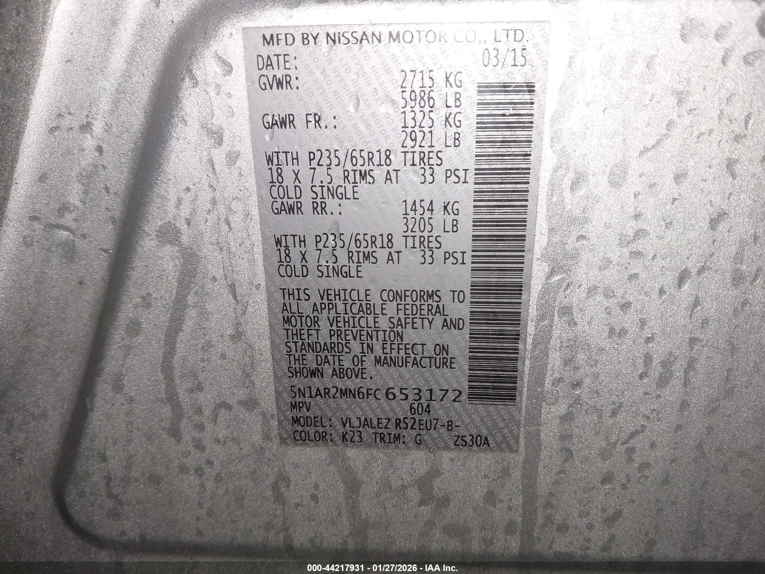 NISSAN PATHFINDER image 9