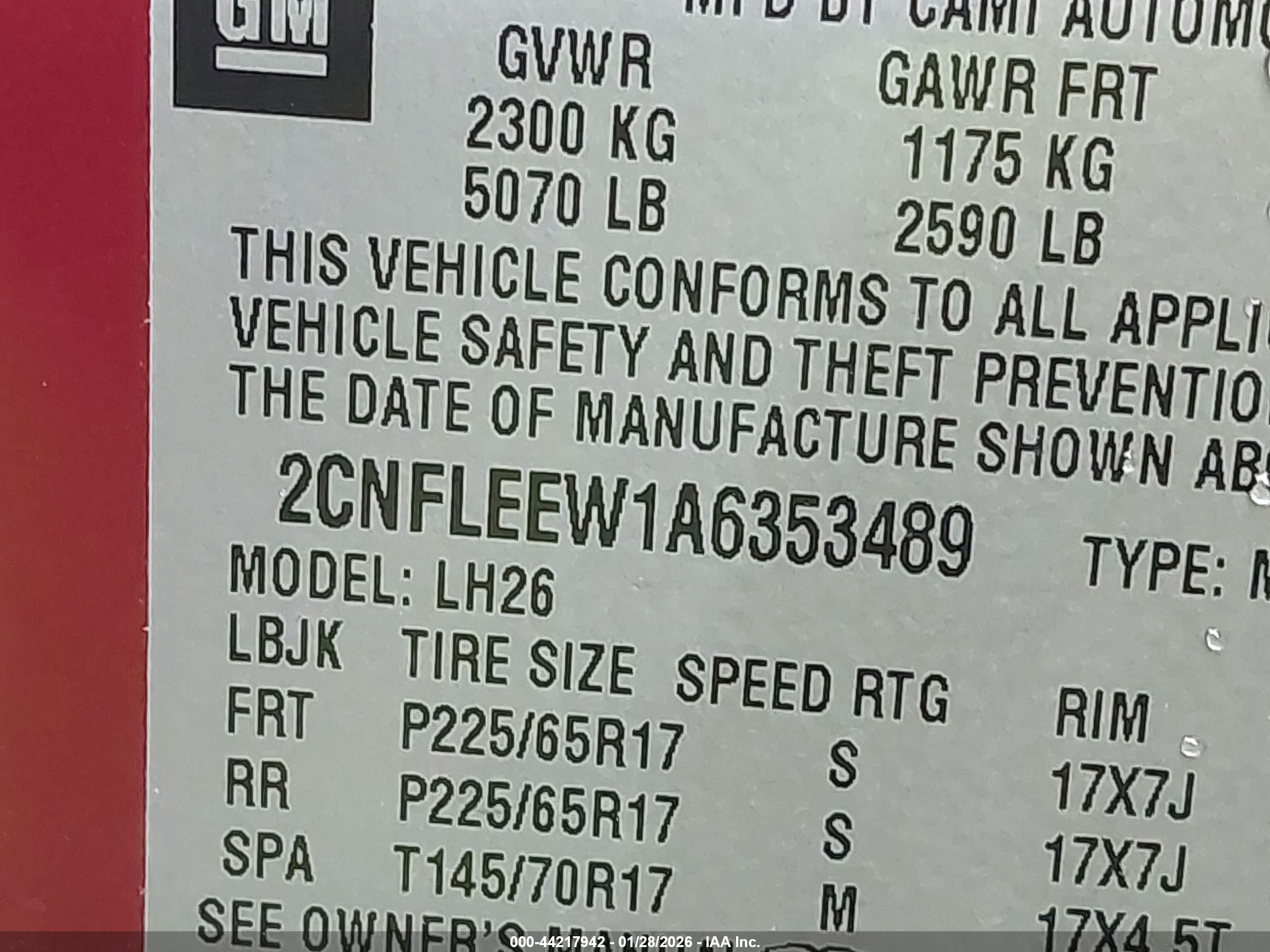 CHEVROLET EQUINOX image 9