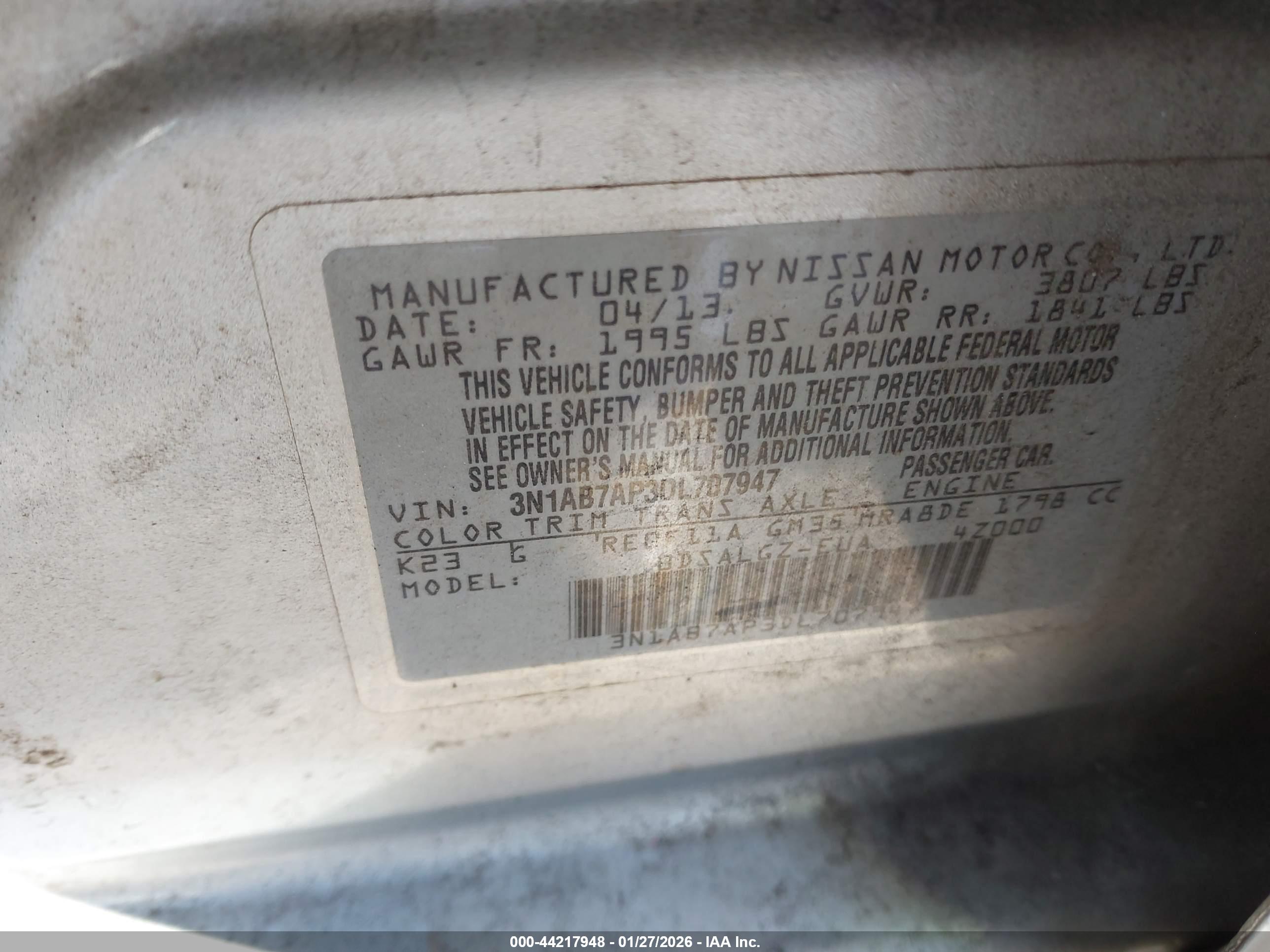 NISSAN SENTRA image 9