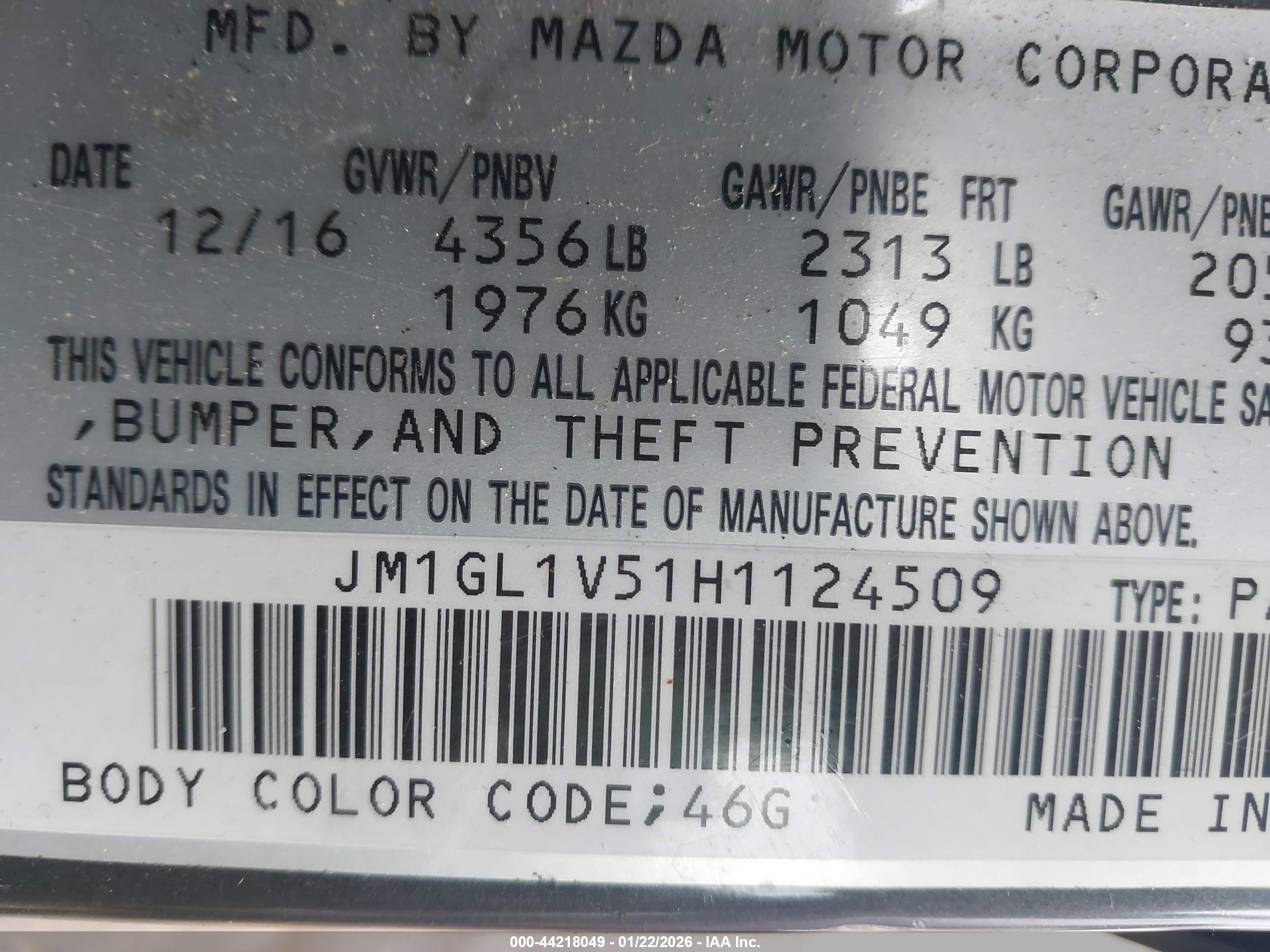 MAZDA MAZDA6 image 9