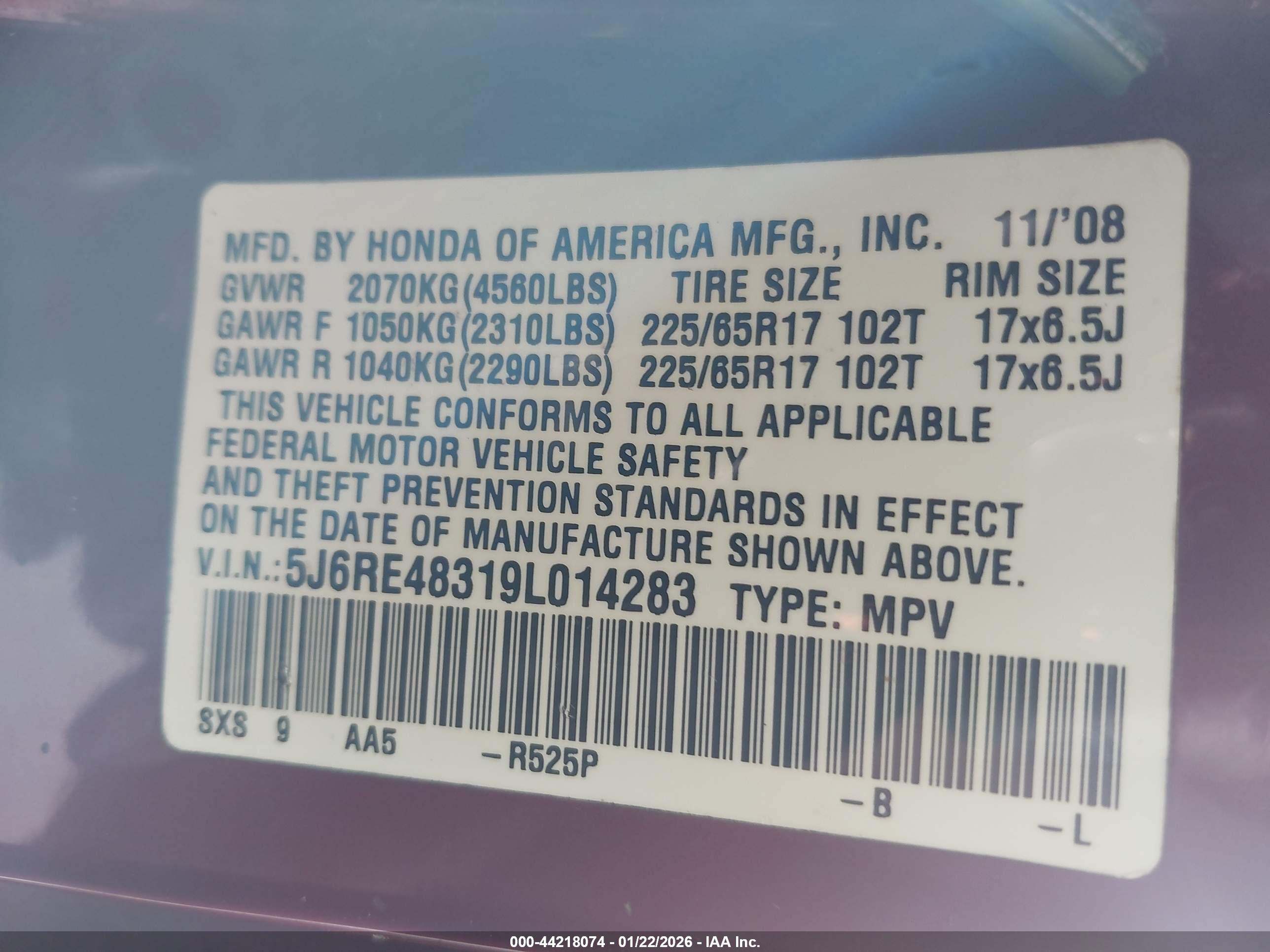 HONDA CR-V image 9