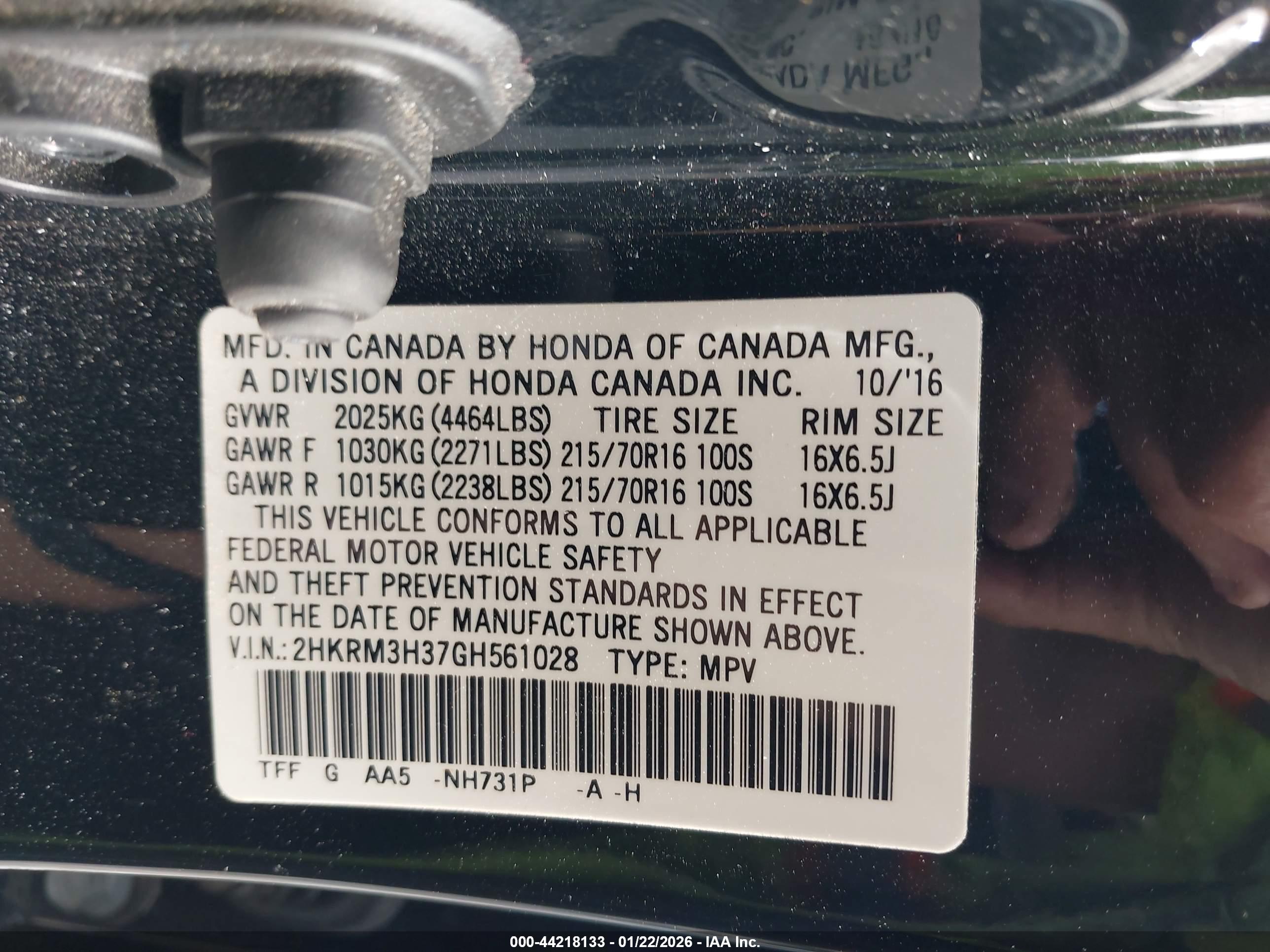 HONDA CR-V image 9