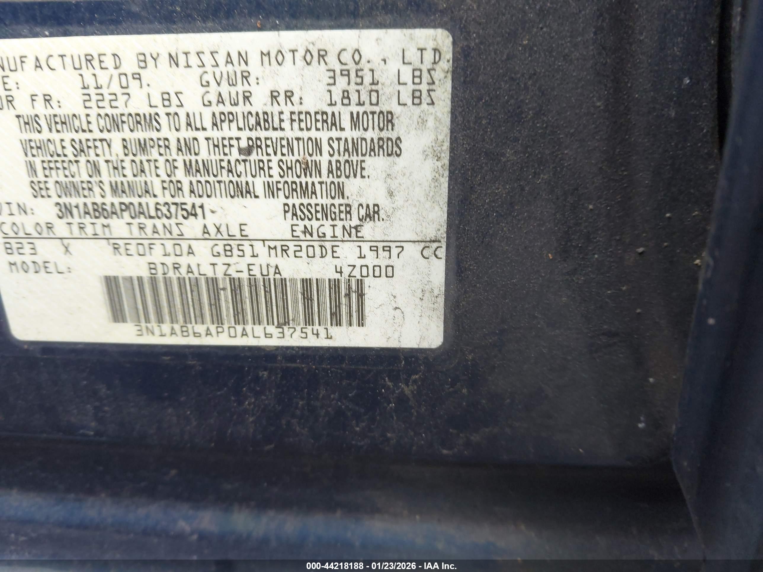 NISSAN SENTRA image 9