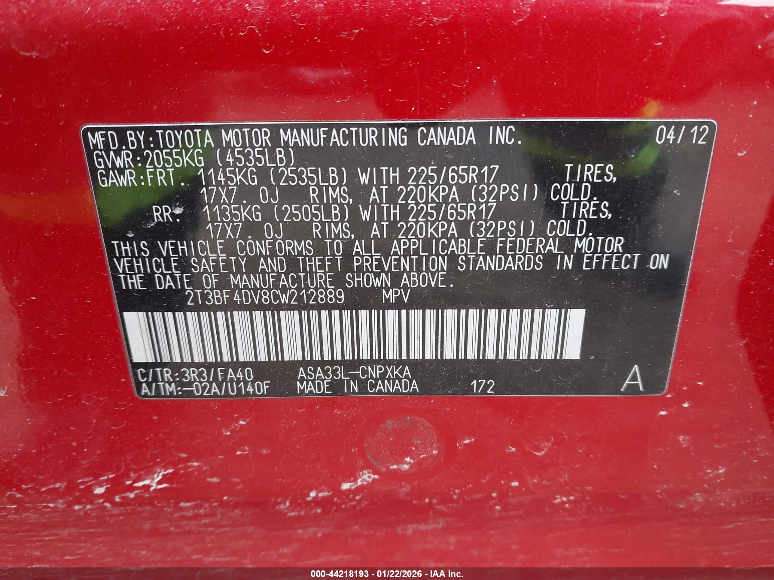 TOYOTA RAV4 image 9