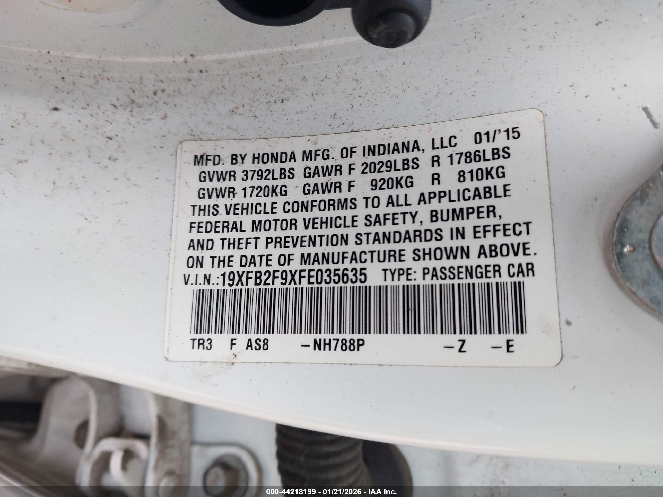 HONDA CIVIC image 9