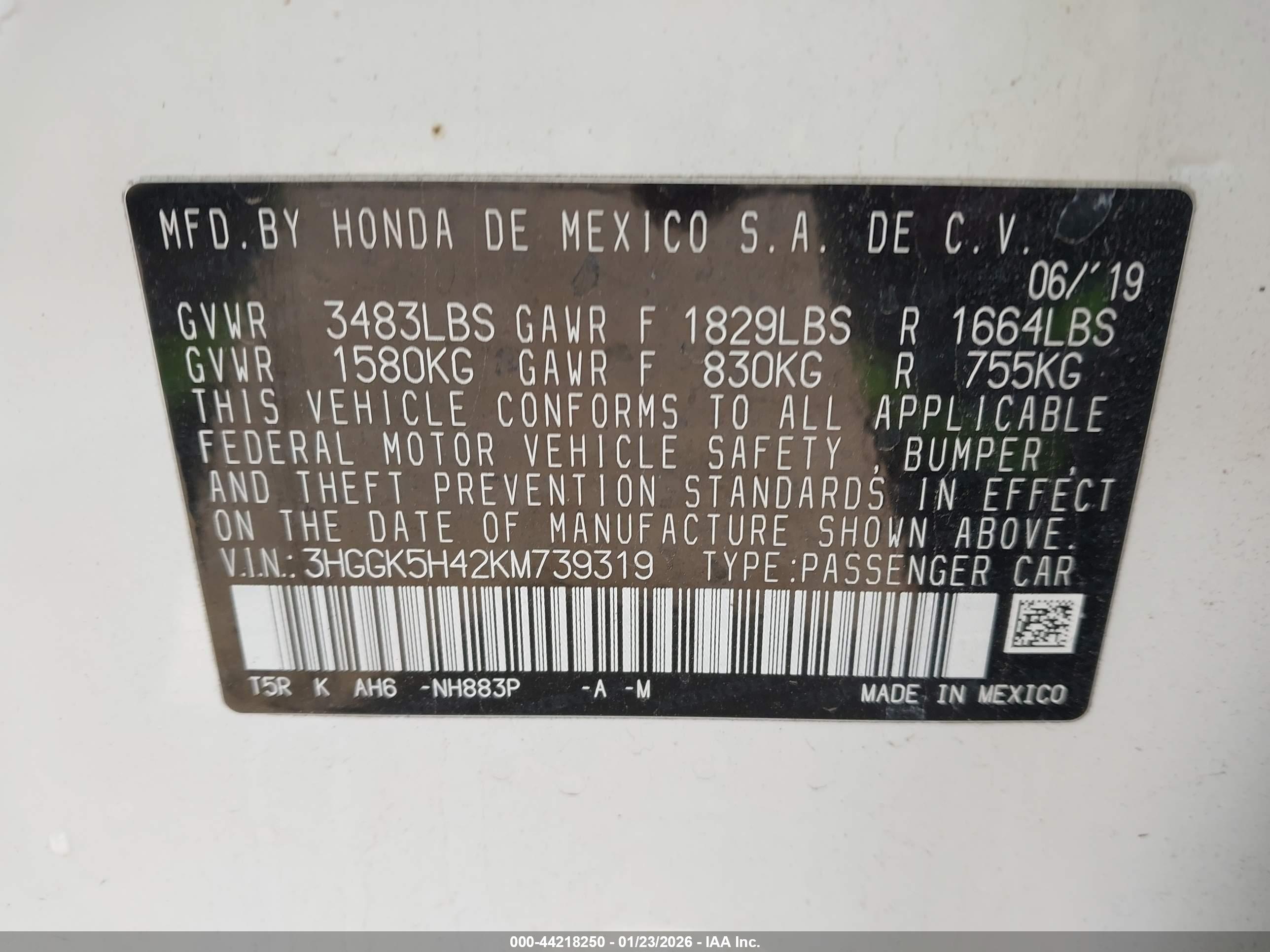 HONDA FIT image 9