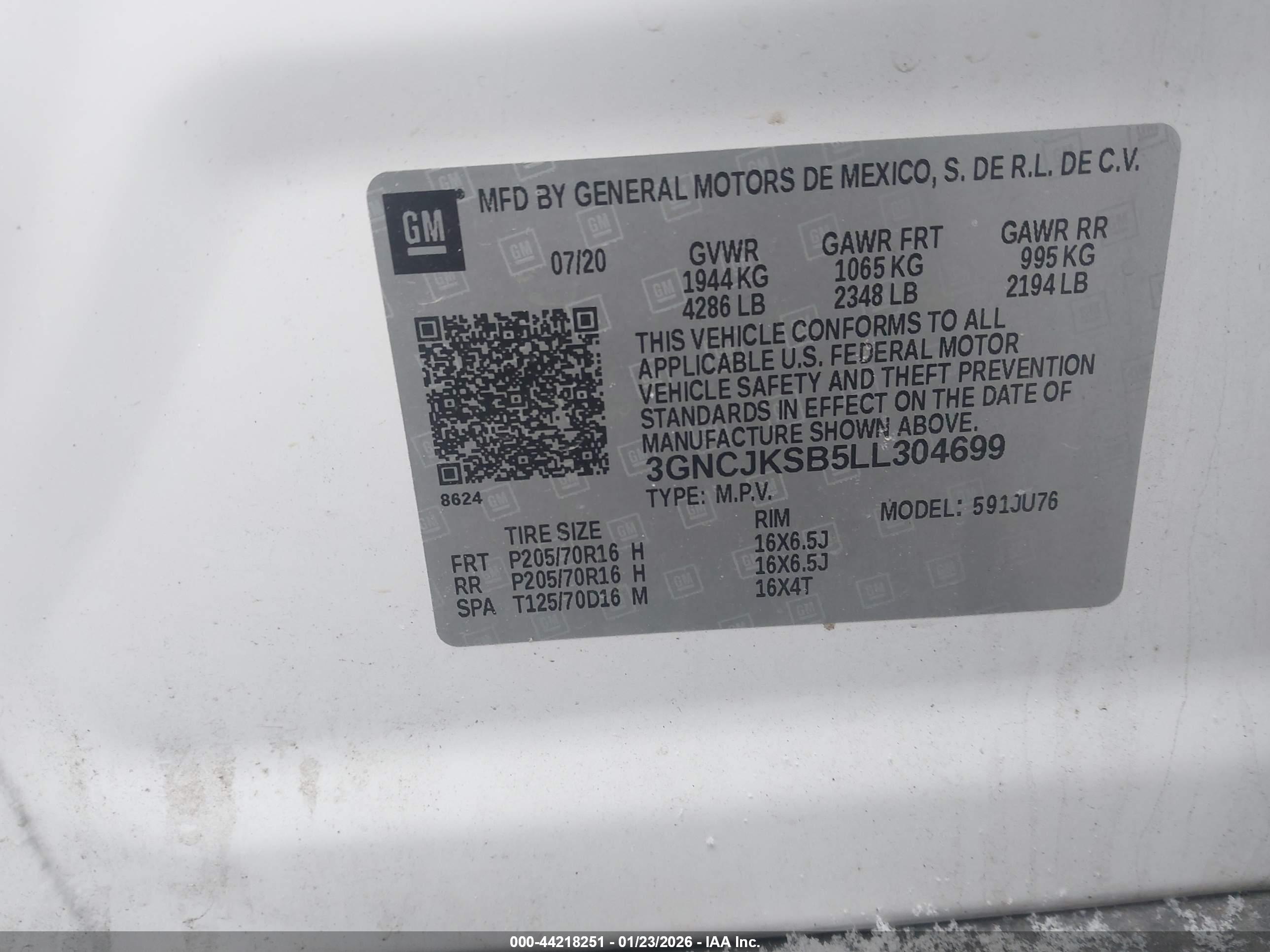 CHEVROLET TRAX image 9