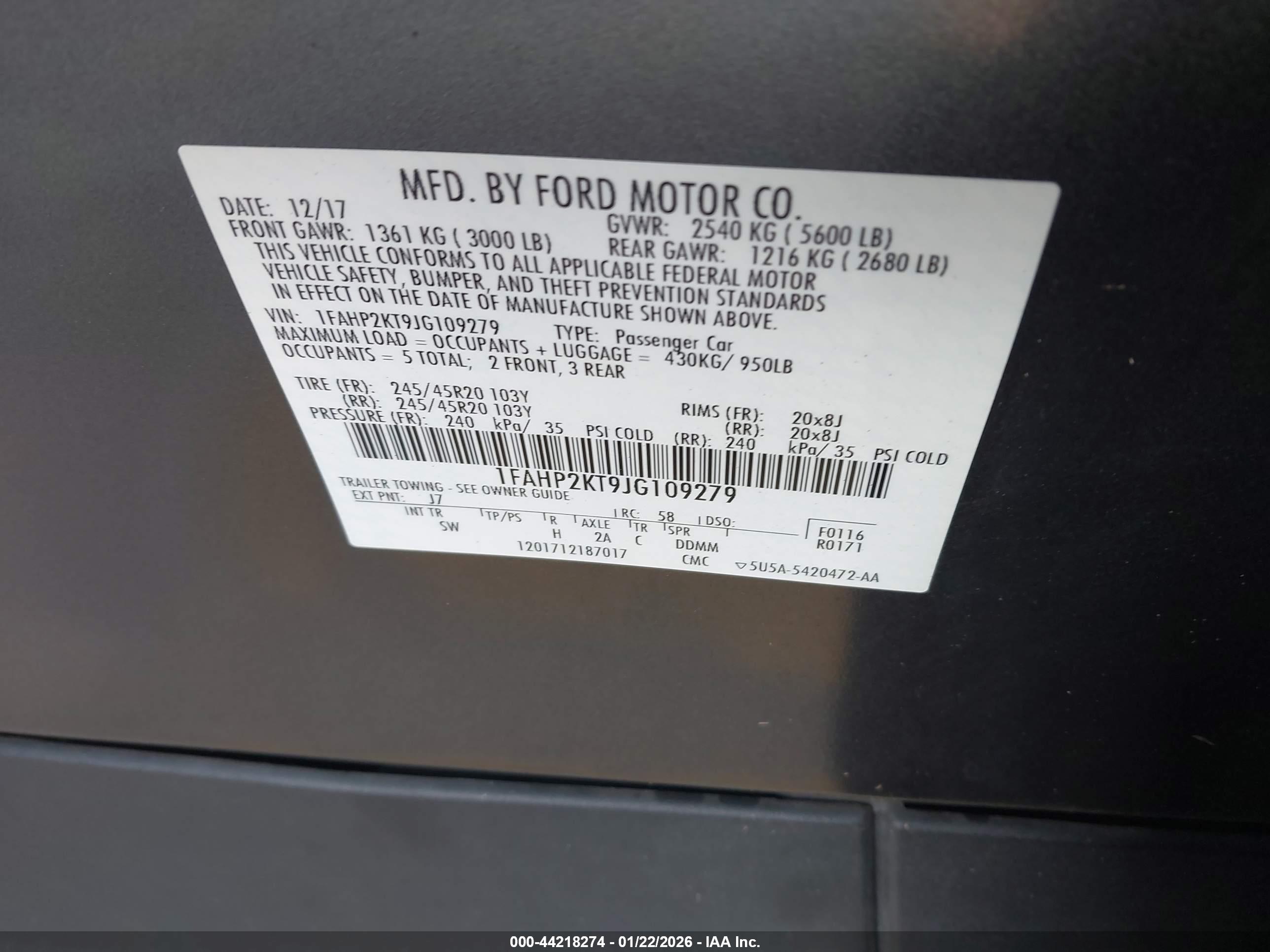 FORD TAURUS image 9