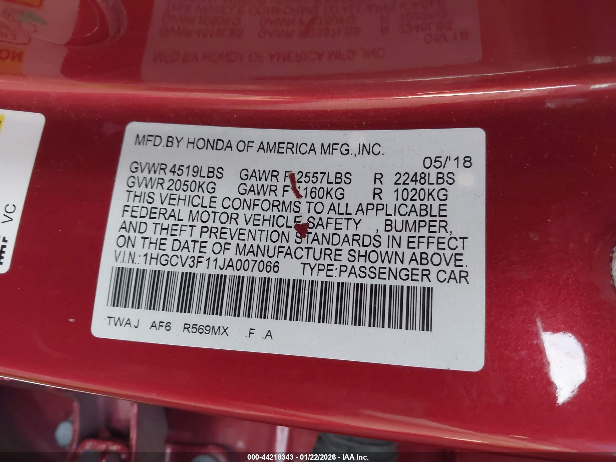HONDA ACCORD image 9