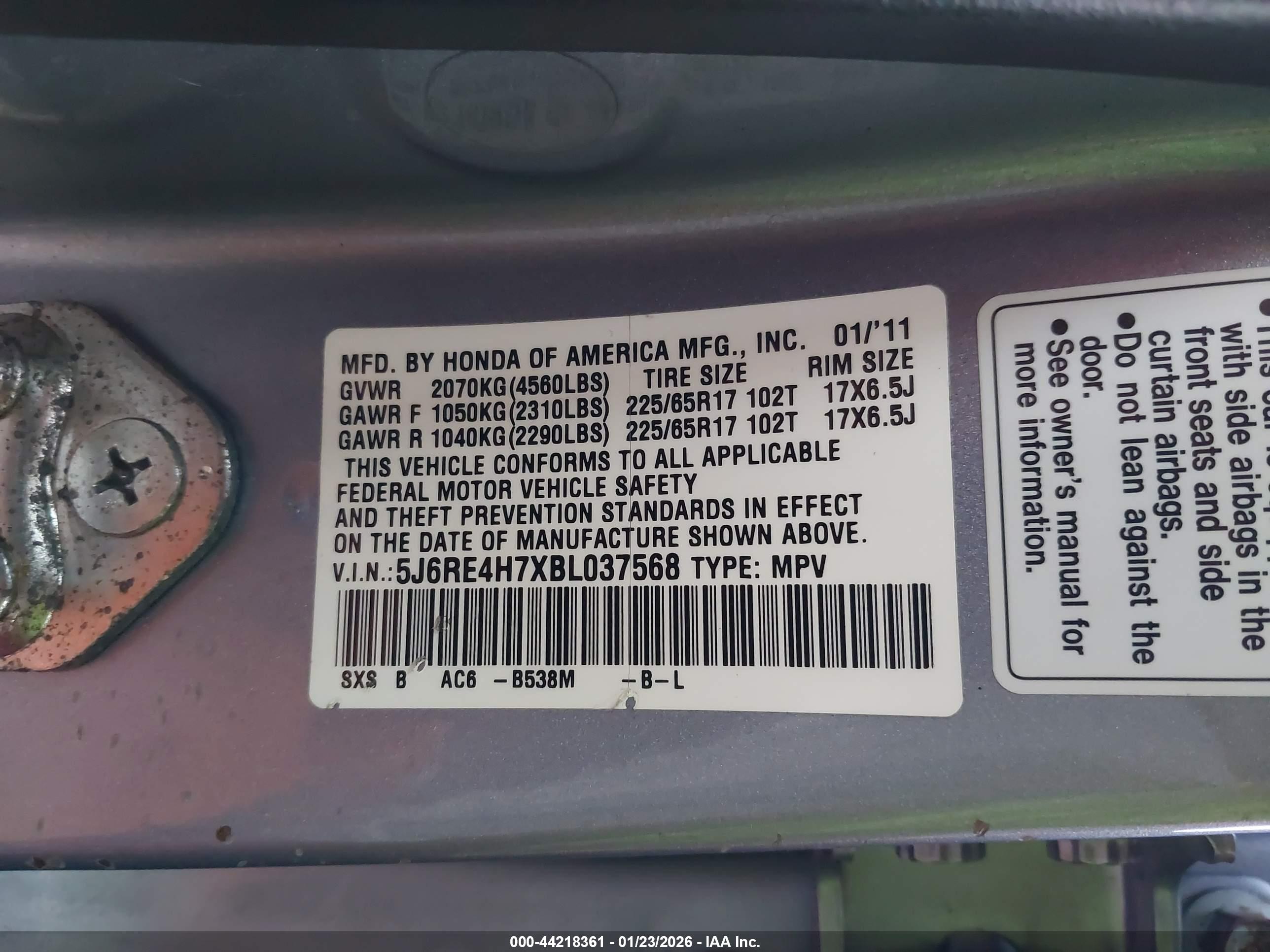 HONDA CR-V image 9