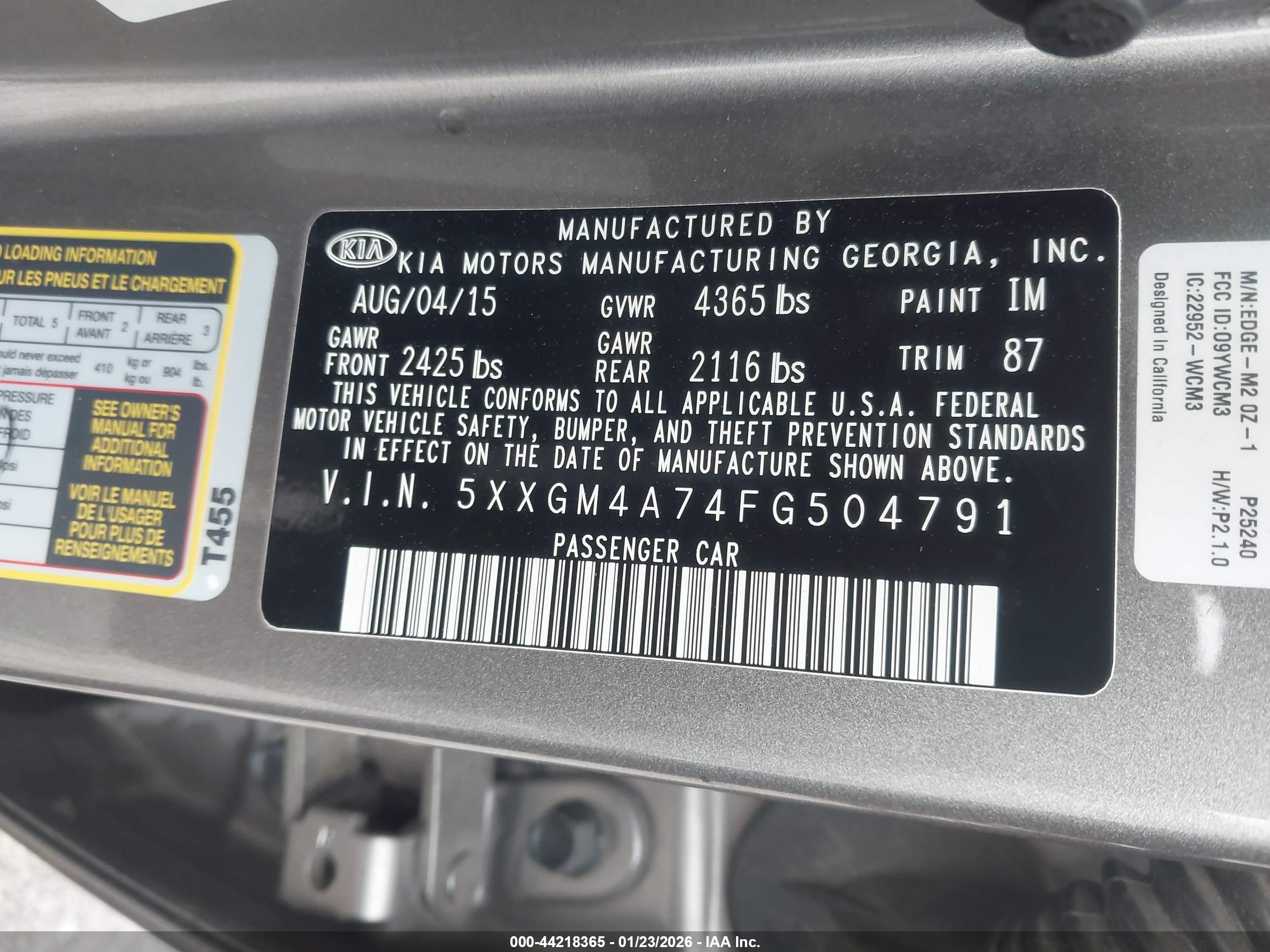 KIA OPTIMA image 9