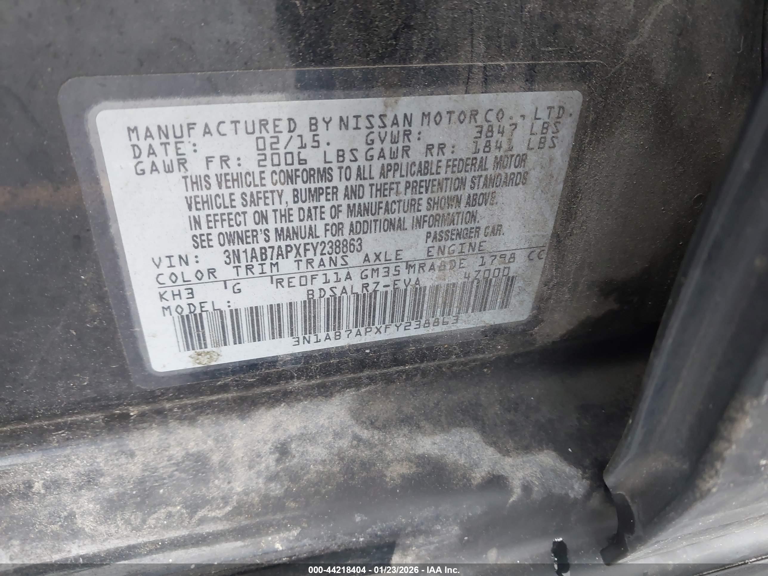 NISSAN SENTRA image 9