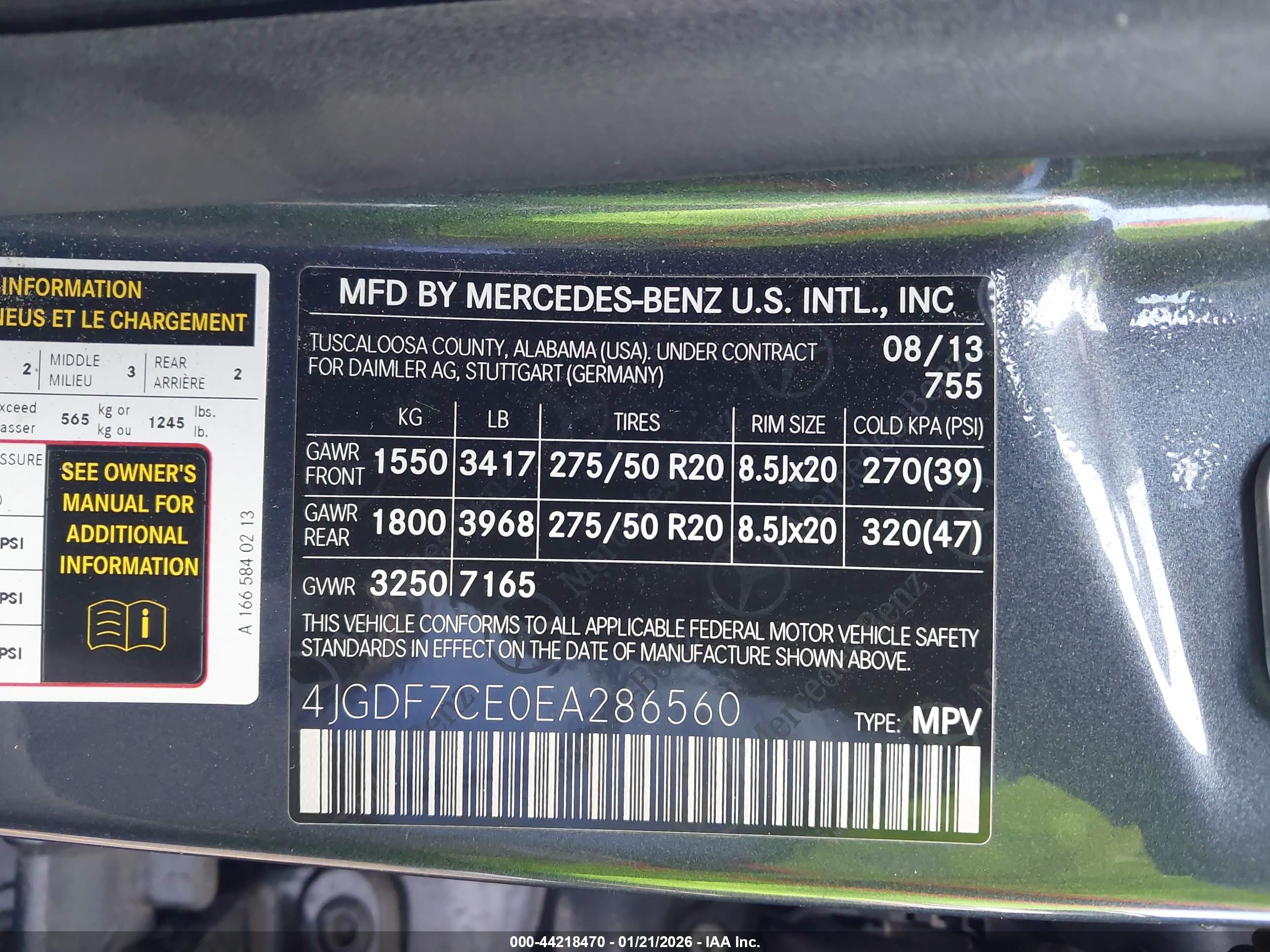 MERCEDES-BENZ GL image 9