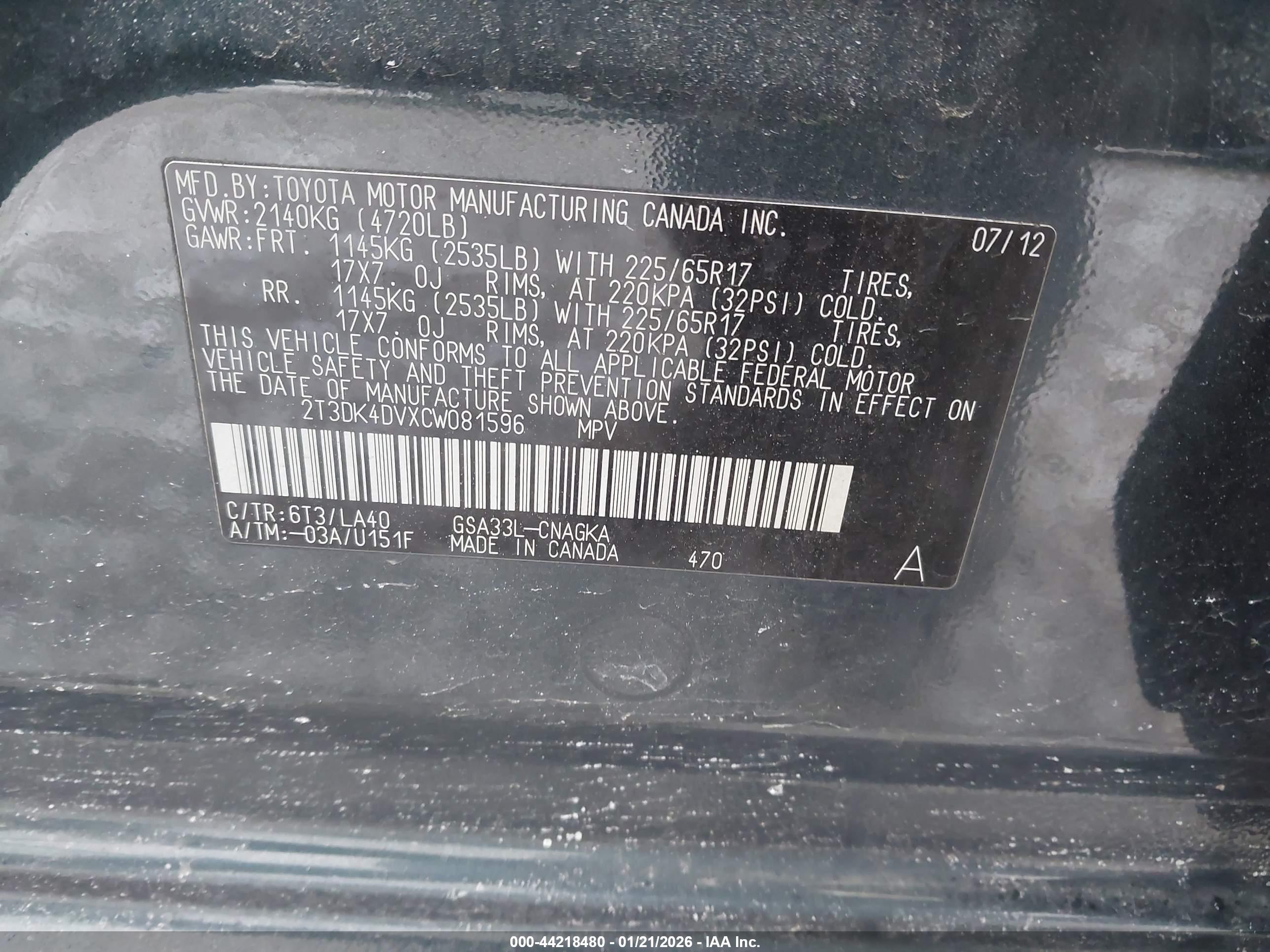 TOYOTA RAV4 image 9