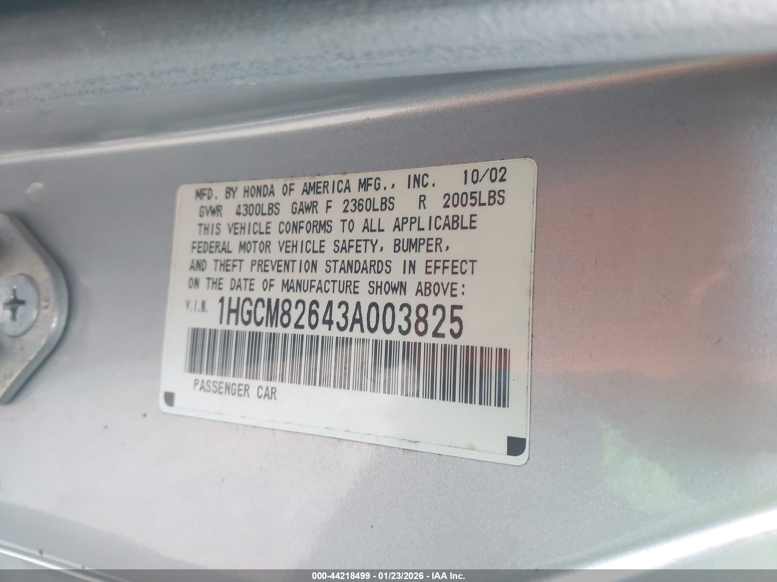 HONDA ACCORD image 9