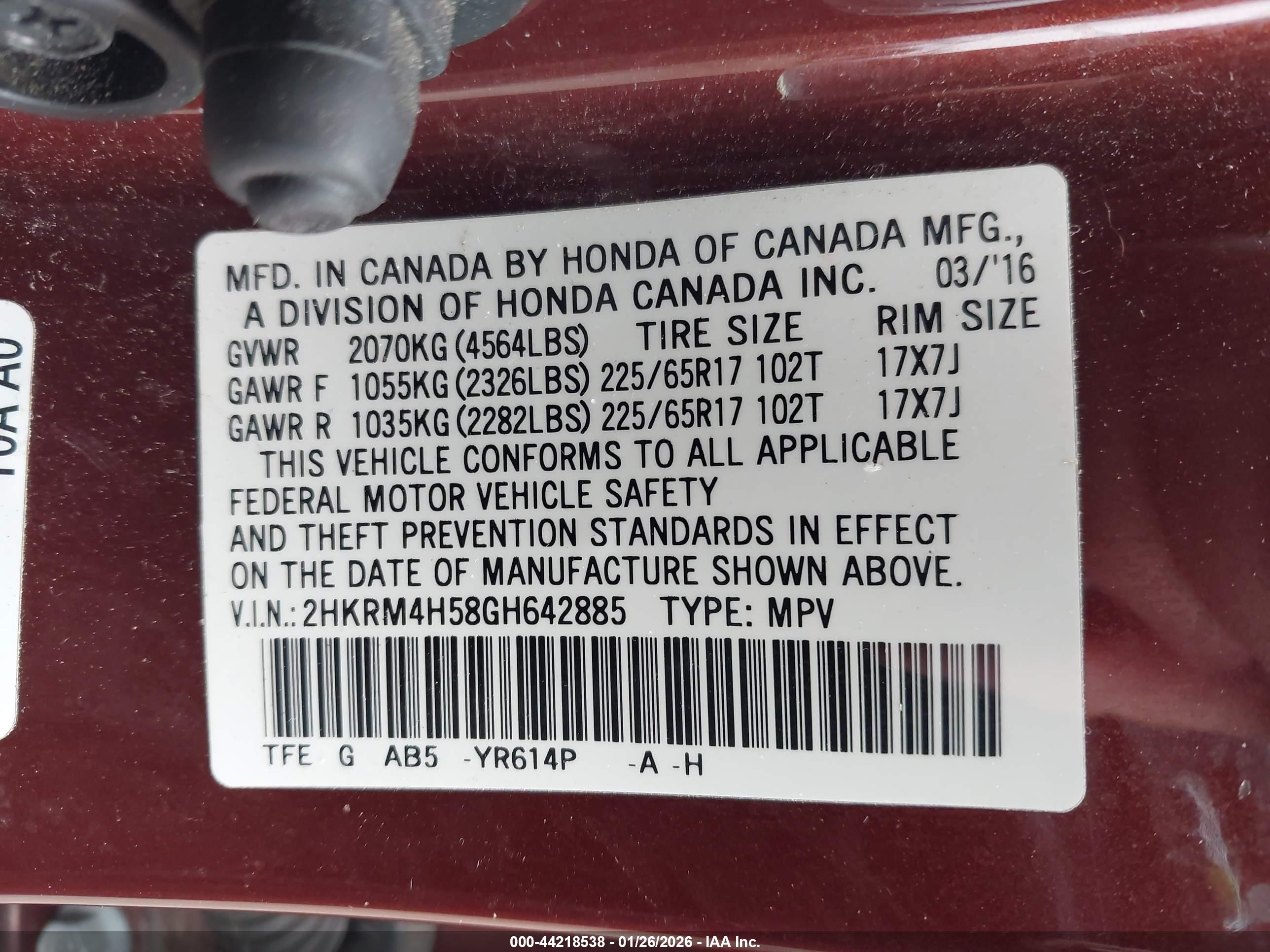 HONDA CR-V image 9