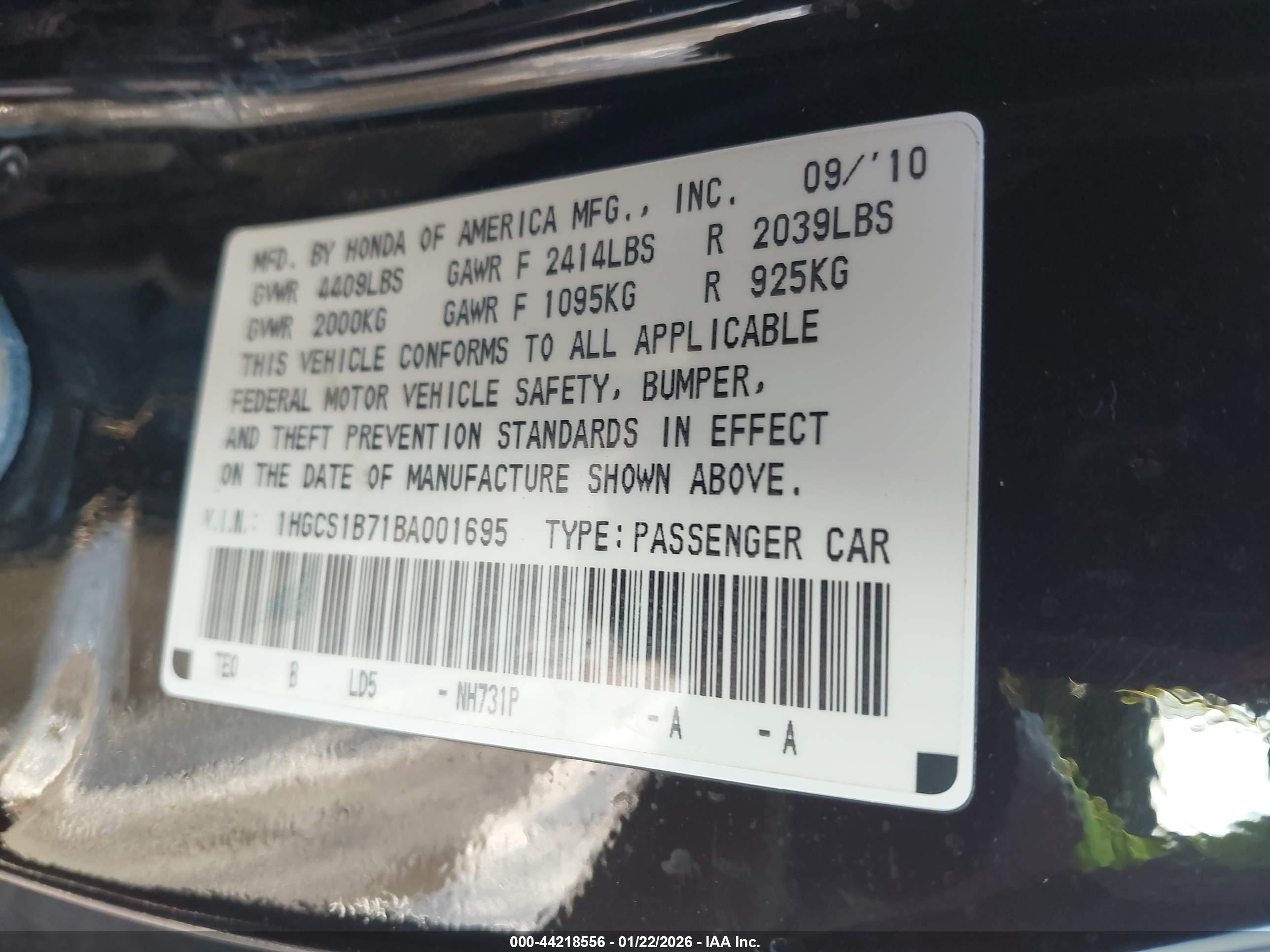HONDA ACCORD image 9
